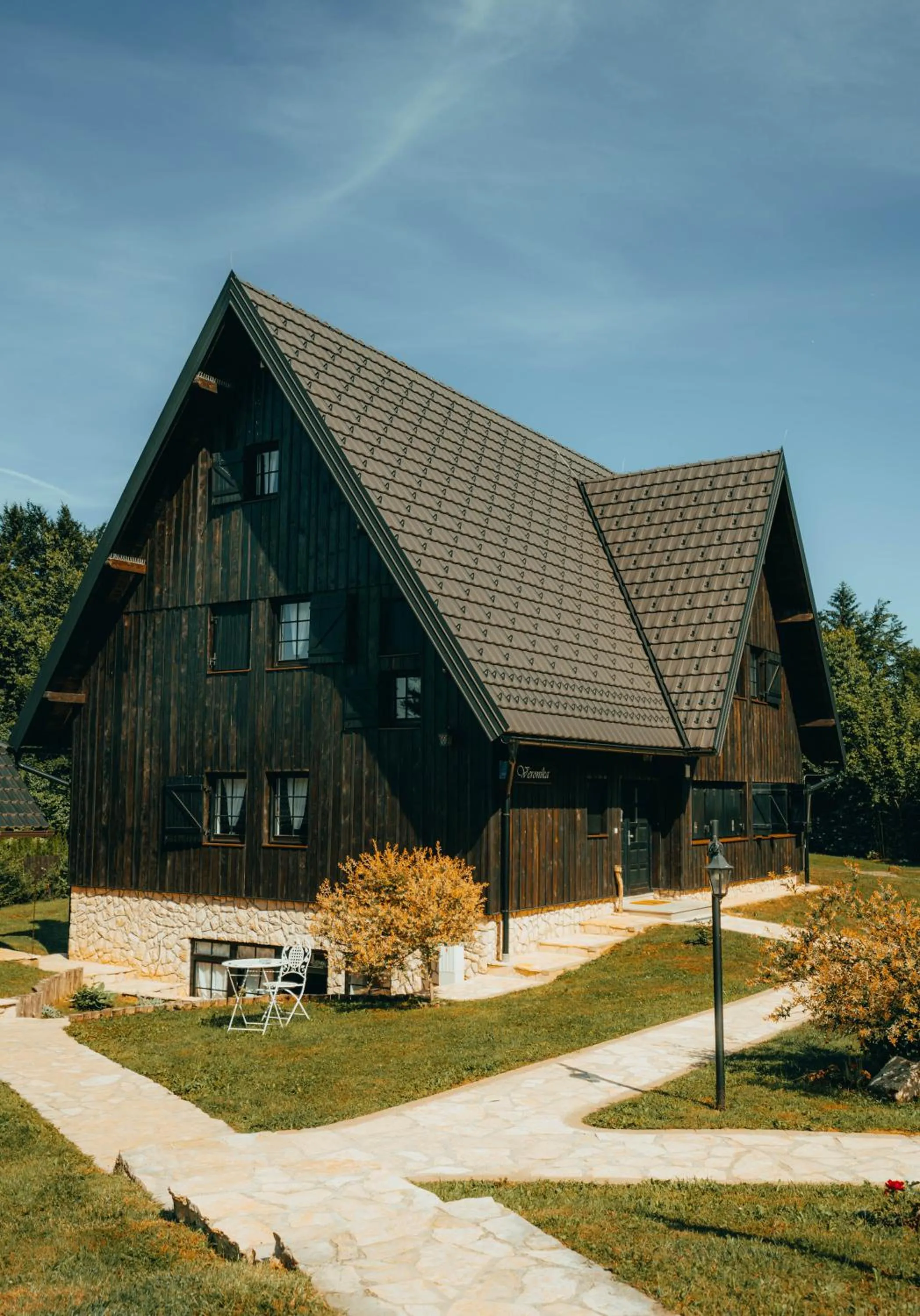 Patio in Plitvice Luxury Etno Garden