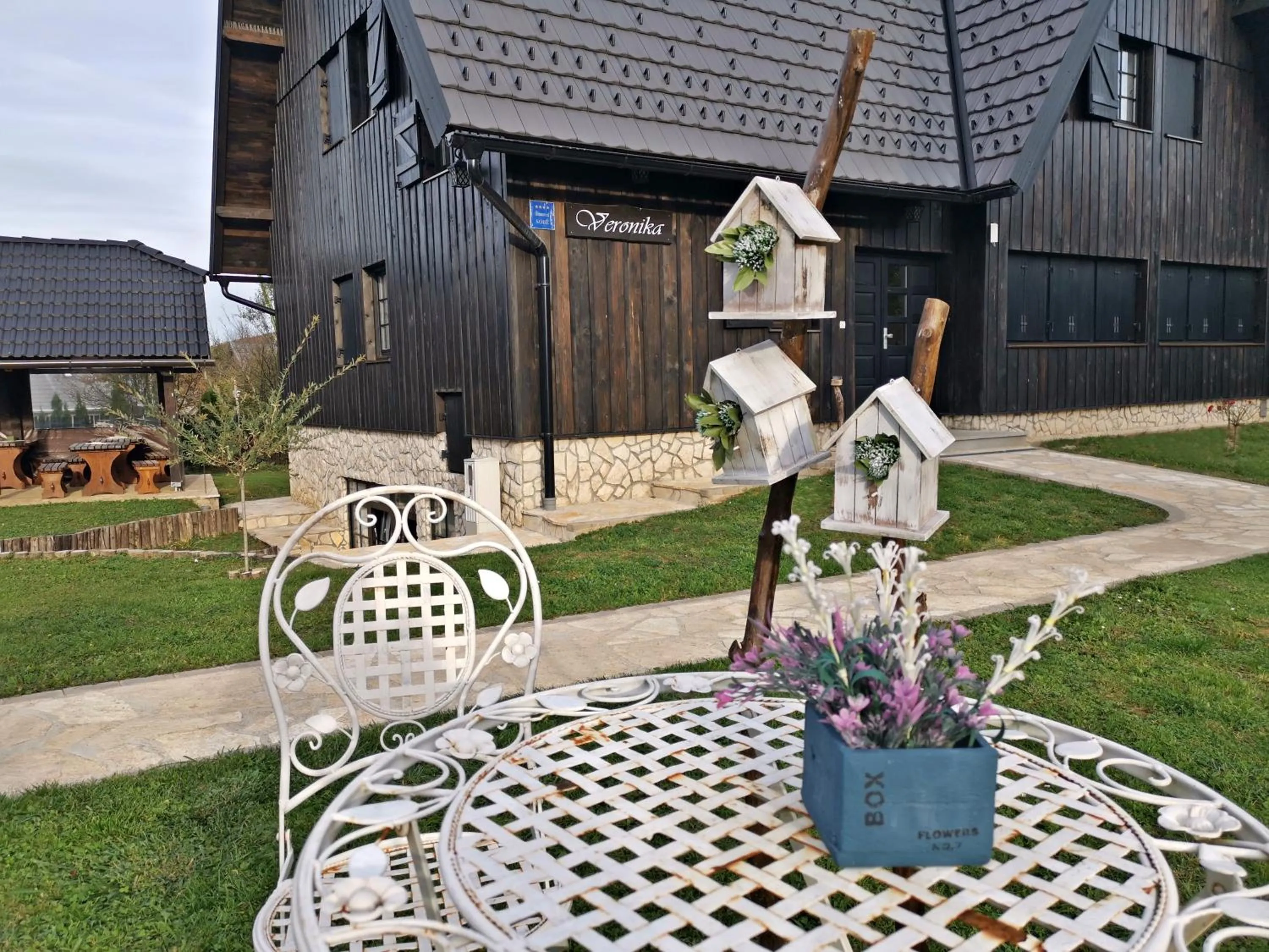 Patio in Plitvice Luxury Etno Garden