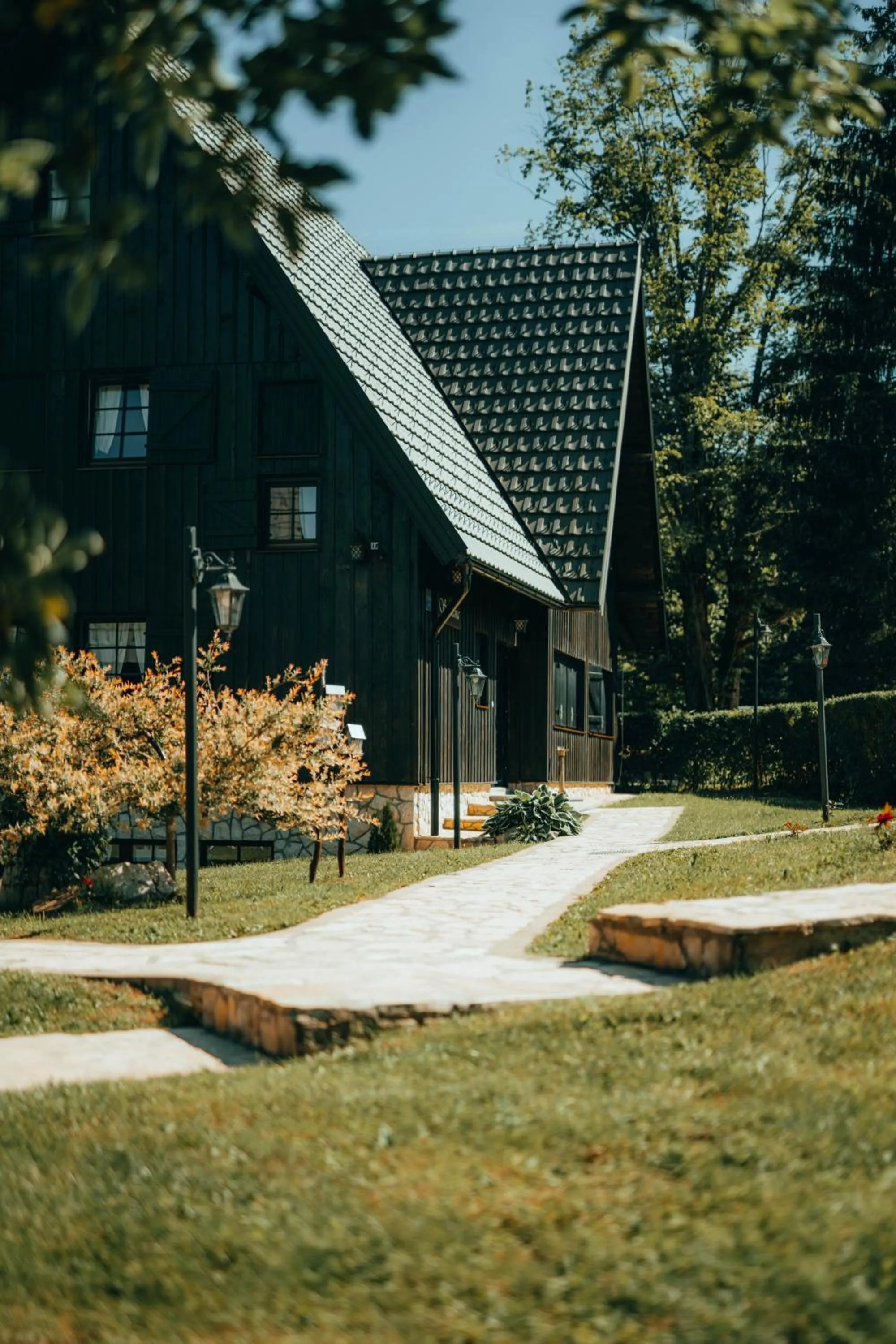 Facade/entrance in Plitvice Luxury Etno Garden