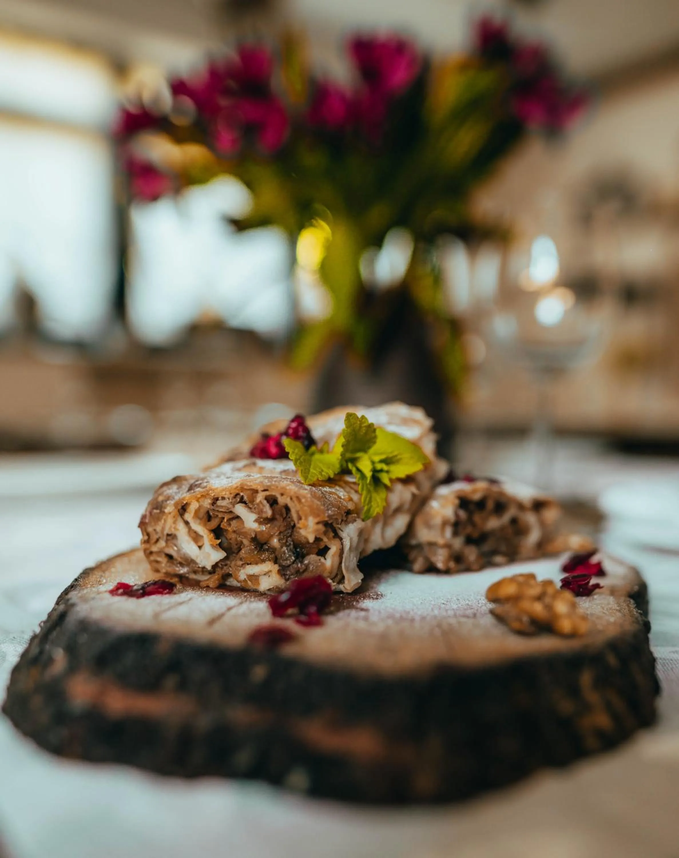 Food close-up in Plitvice Luxury Etno Garden