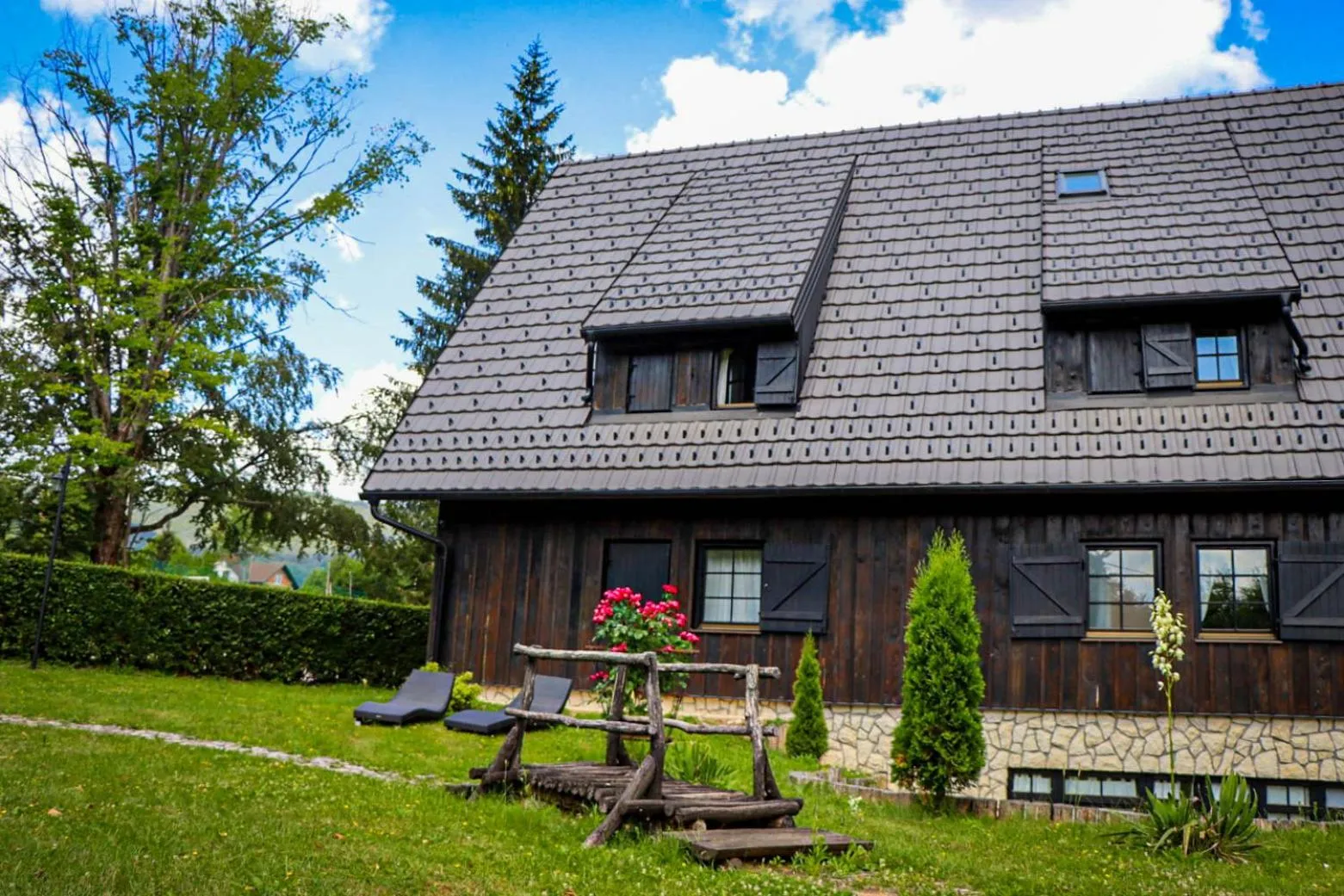 Property building in Plitvice Luxury Etno Garden