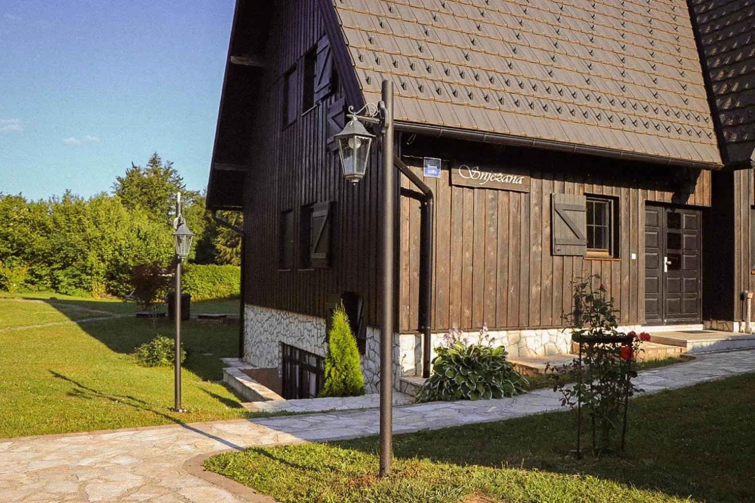 Property building in Plitvice Luxury Etno Garden