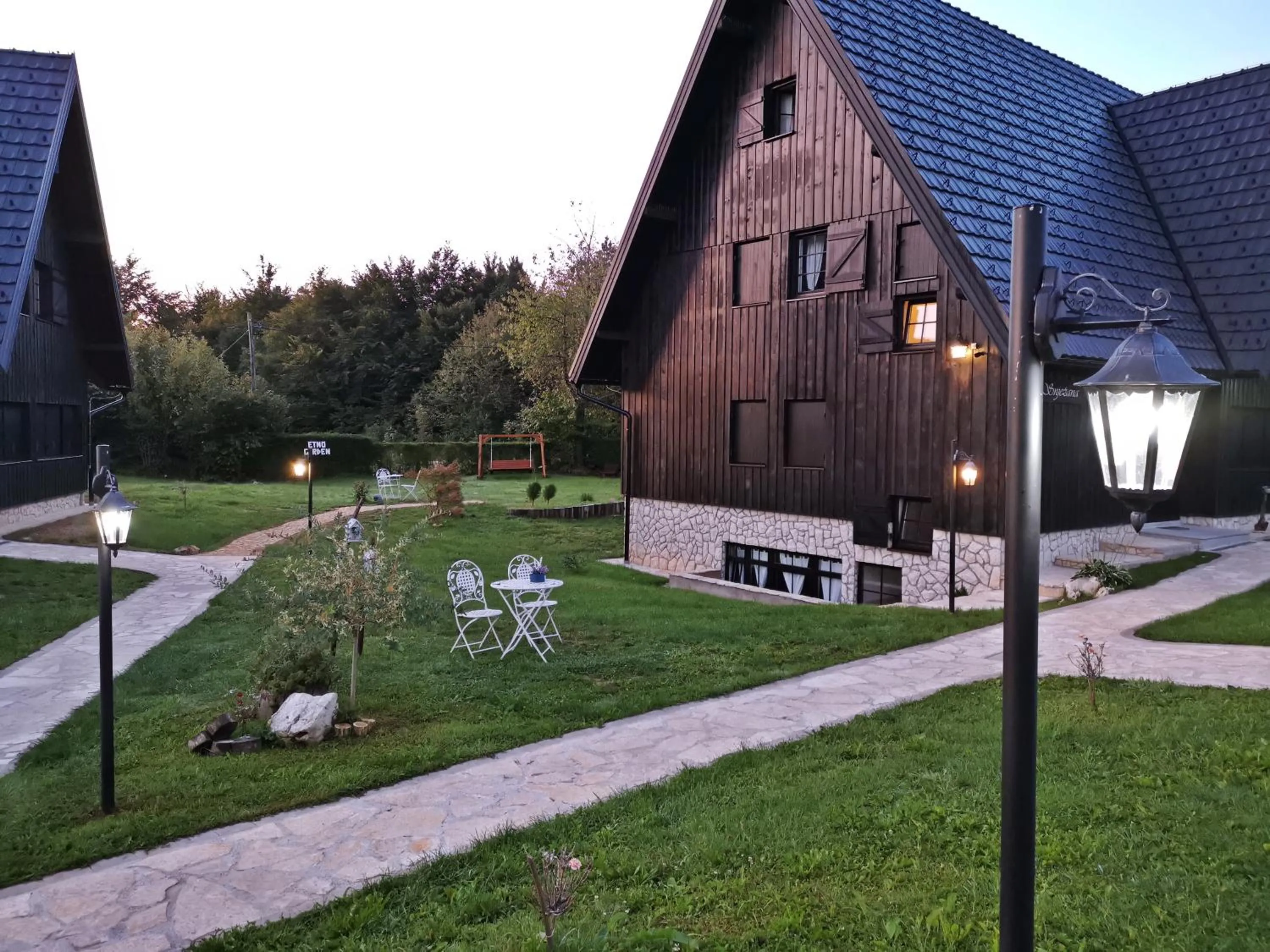 Property building in Plitvice Luxury Etno Garden