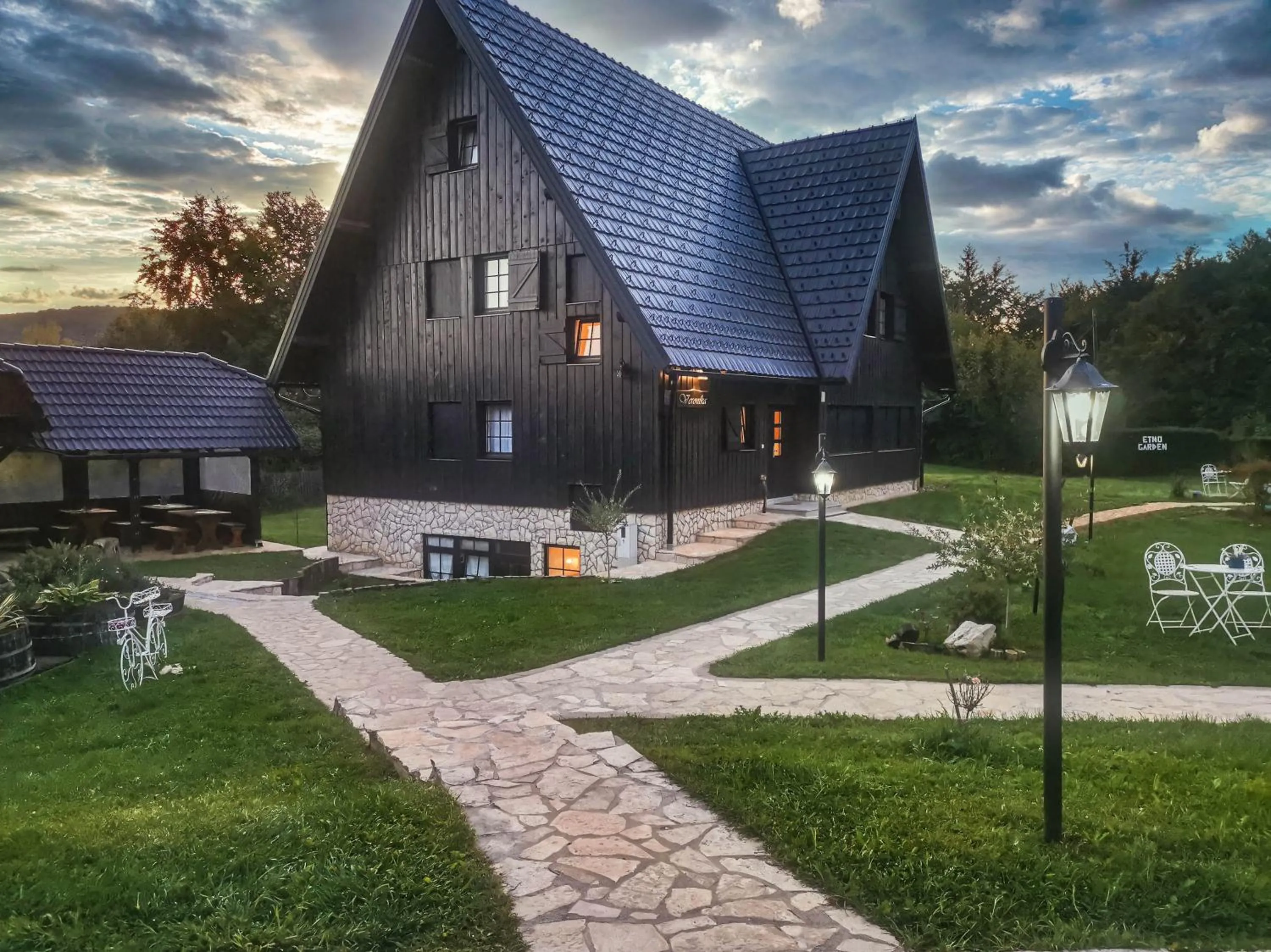 Property building in Plitvice Luxury Etno Garden