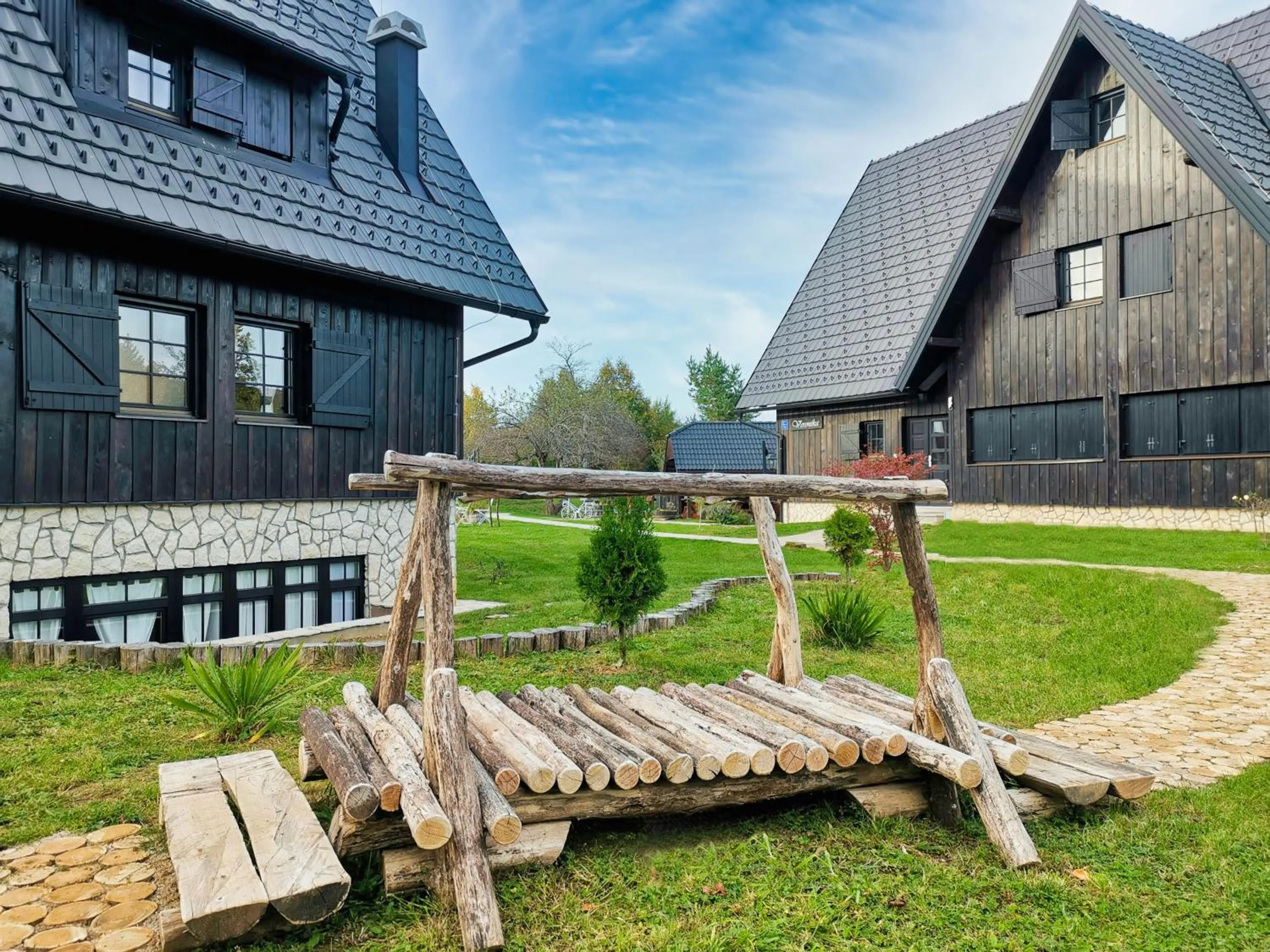 Property building in Plitvice Luxury Etno Garden