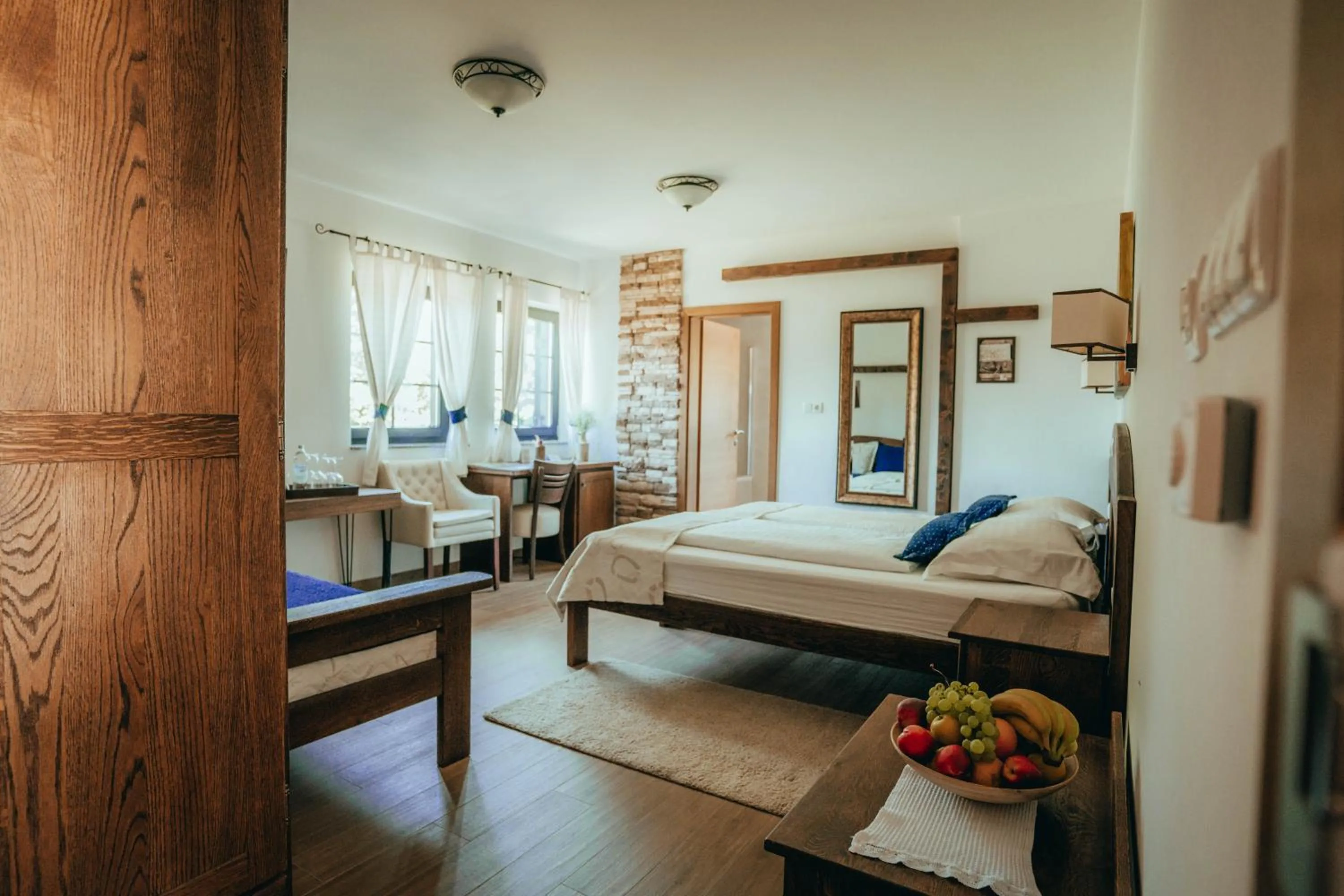 Bed in Plitvice Luxury Etno Garden