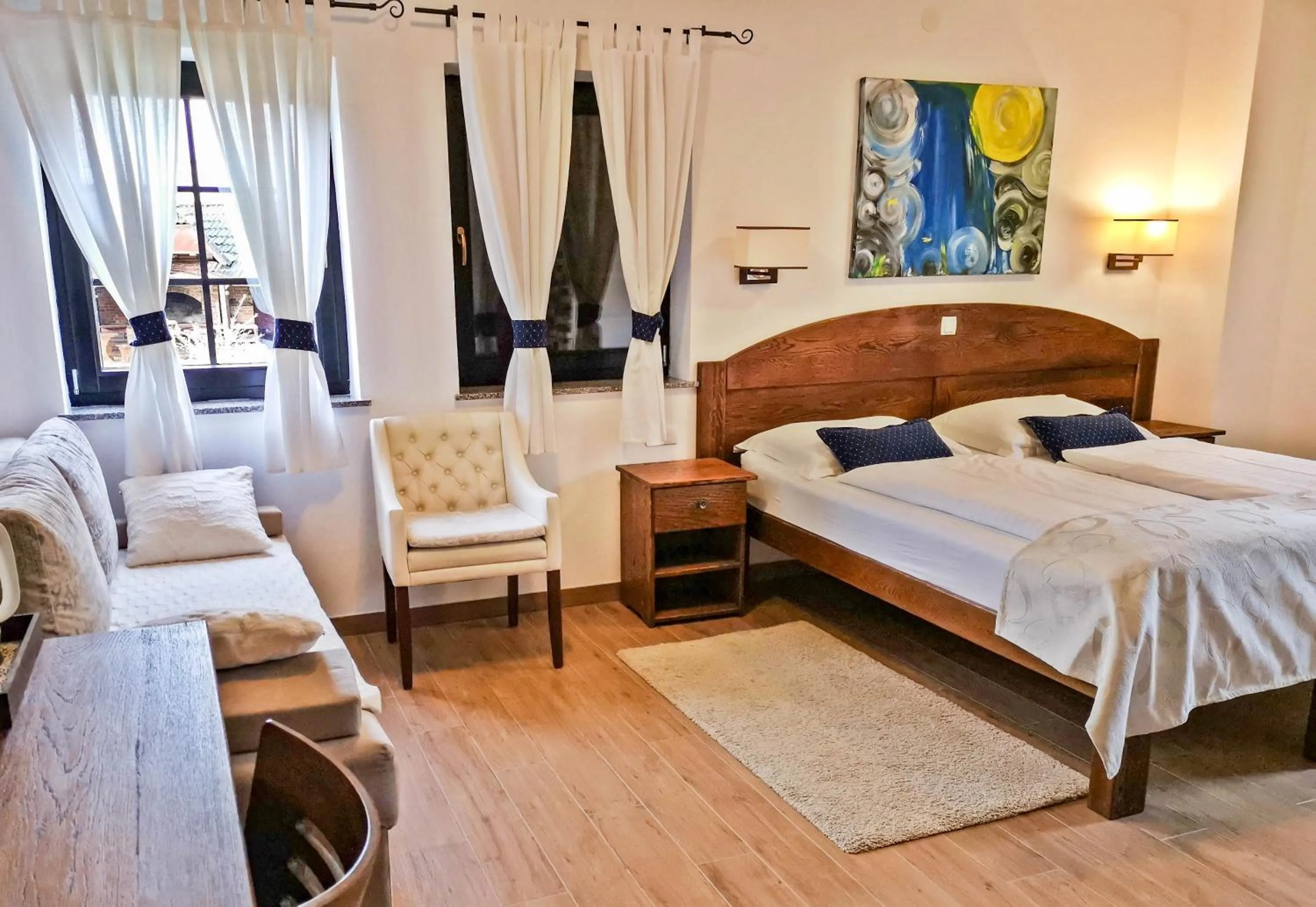 Bed in Plitvice Luxury Etno Garden