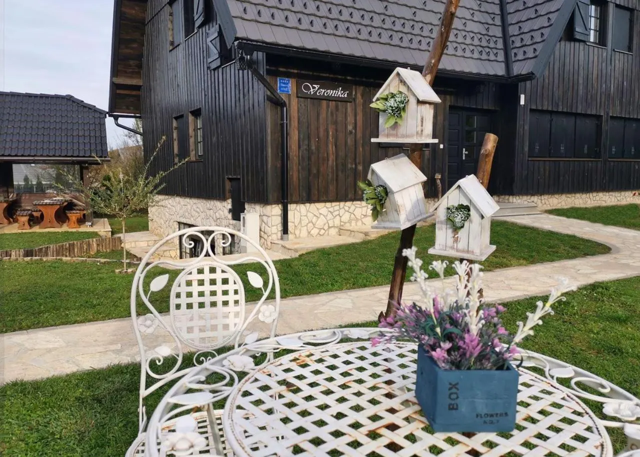 Patio in Plitvice Luxury Etno Garden
