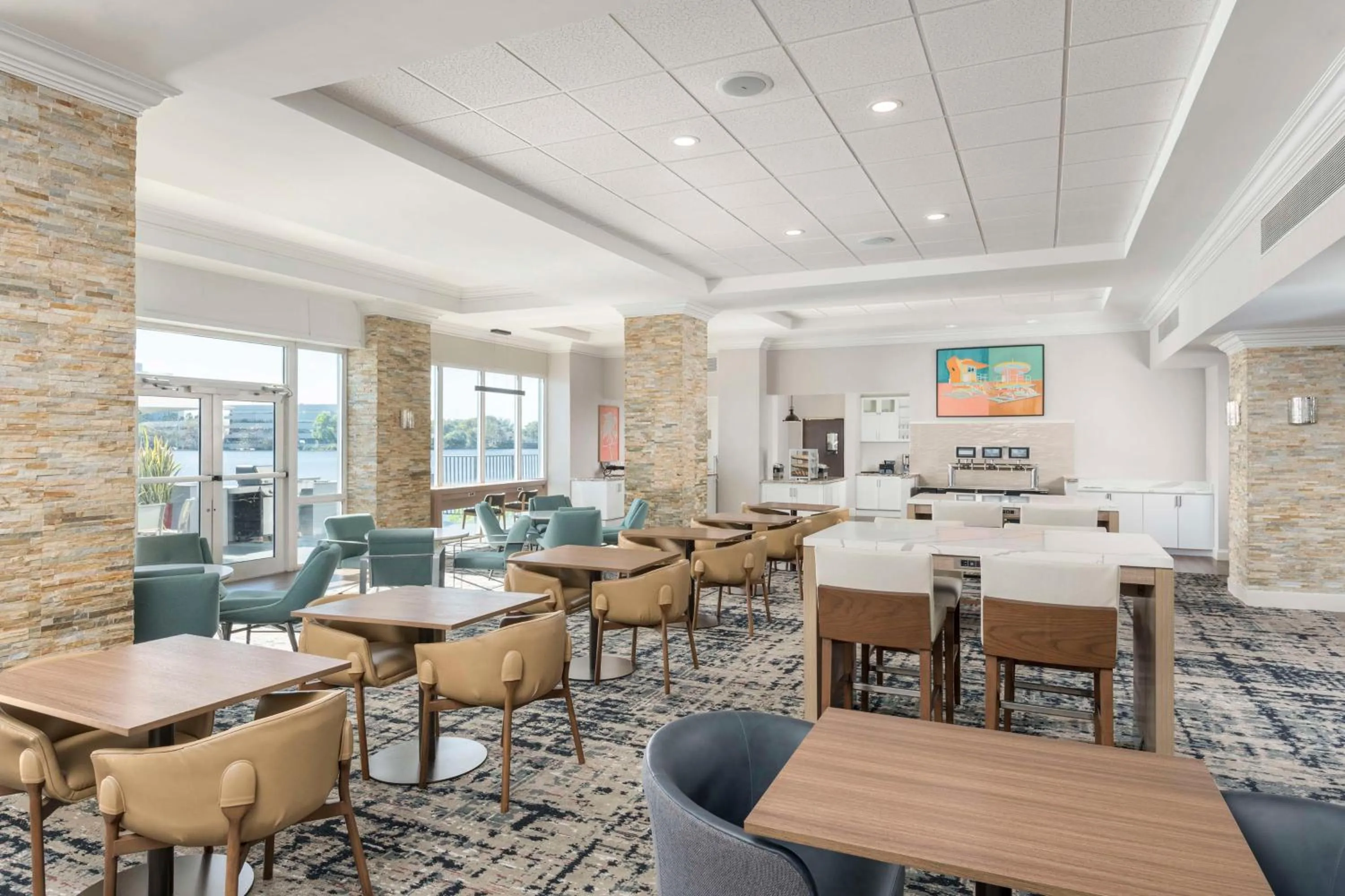 Lobby or reception in Homewood Suites Miami Airport/Blue Lagoon