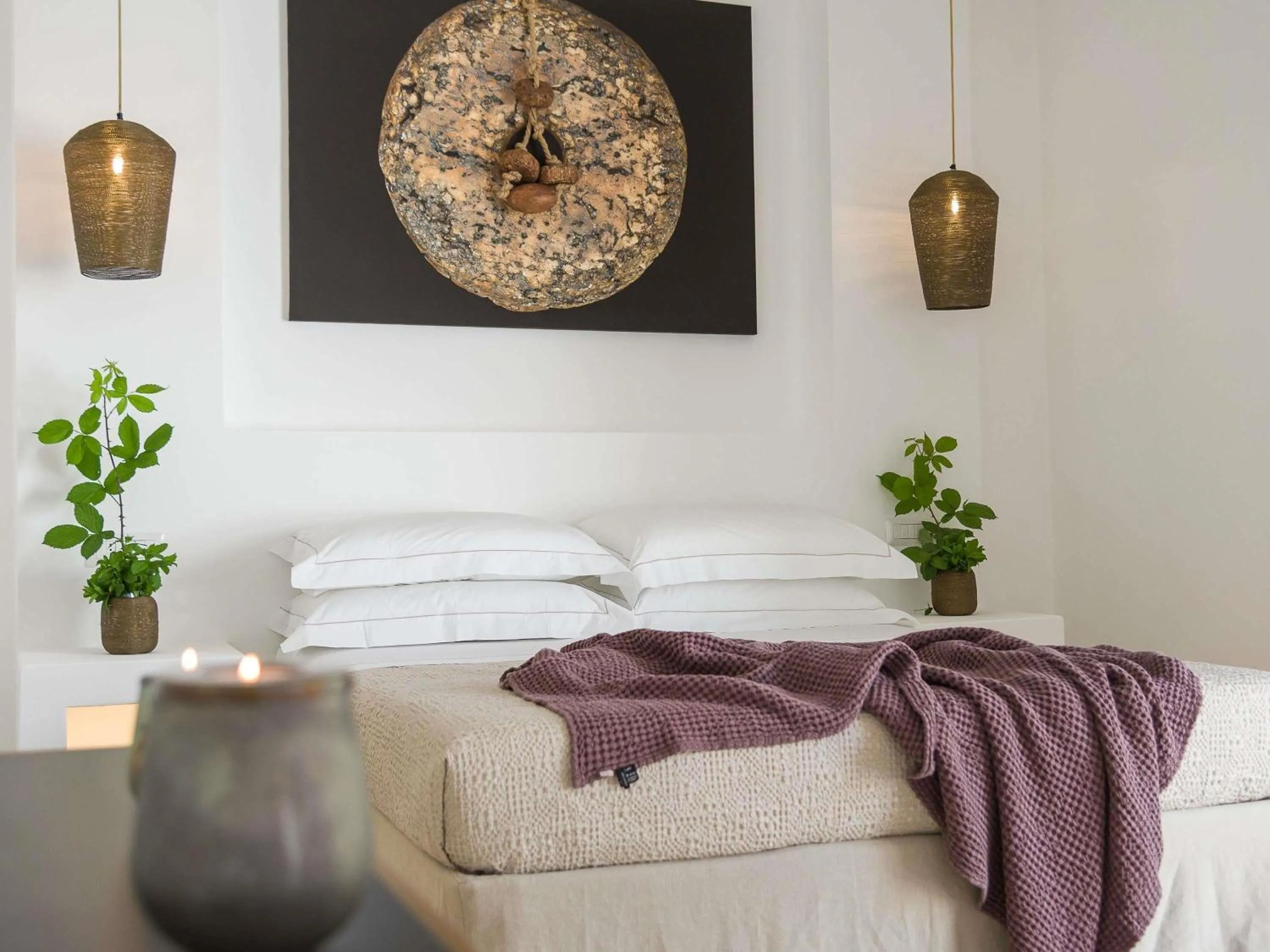 Bedroom, Bed in Baia Delle Zagare - Handwritten Collection