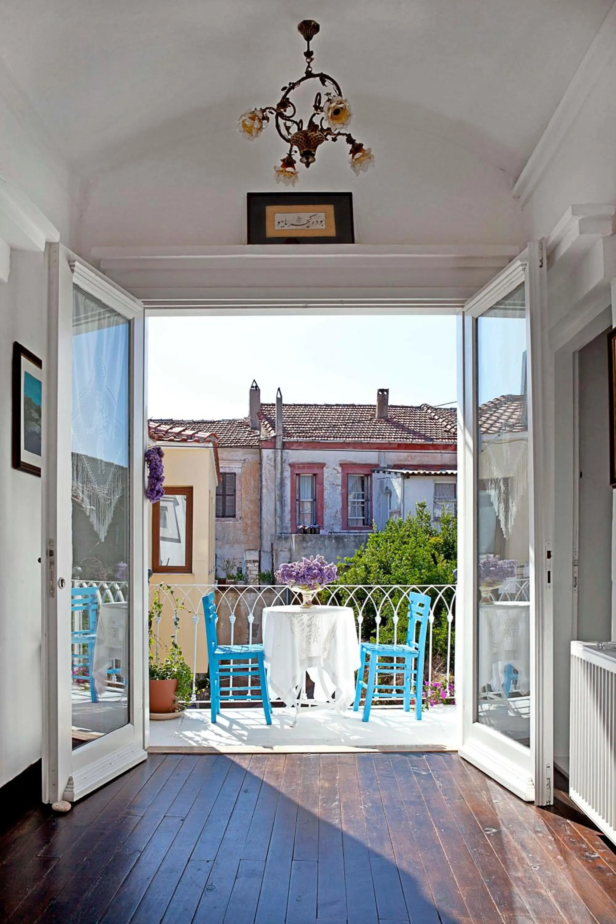 Balcony/Terrace in Moshinos Hotel