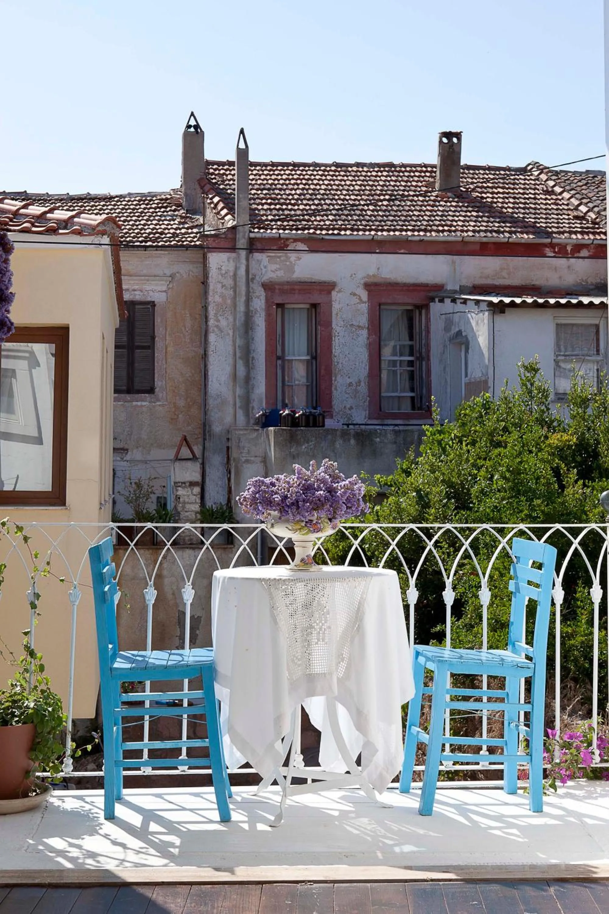 Balcony/Terrace in Moshinos Hotel