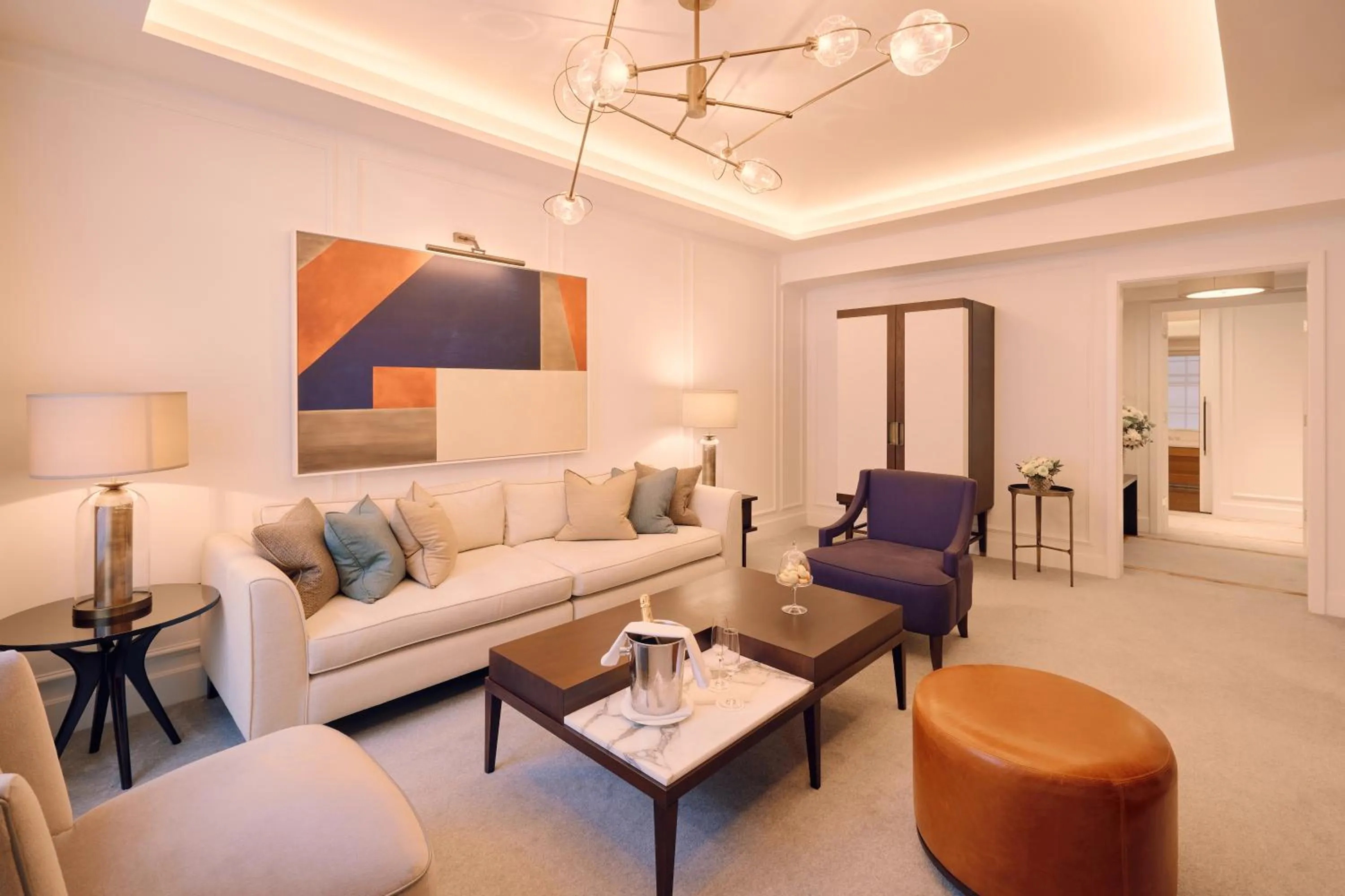 Living room in Corinthia London