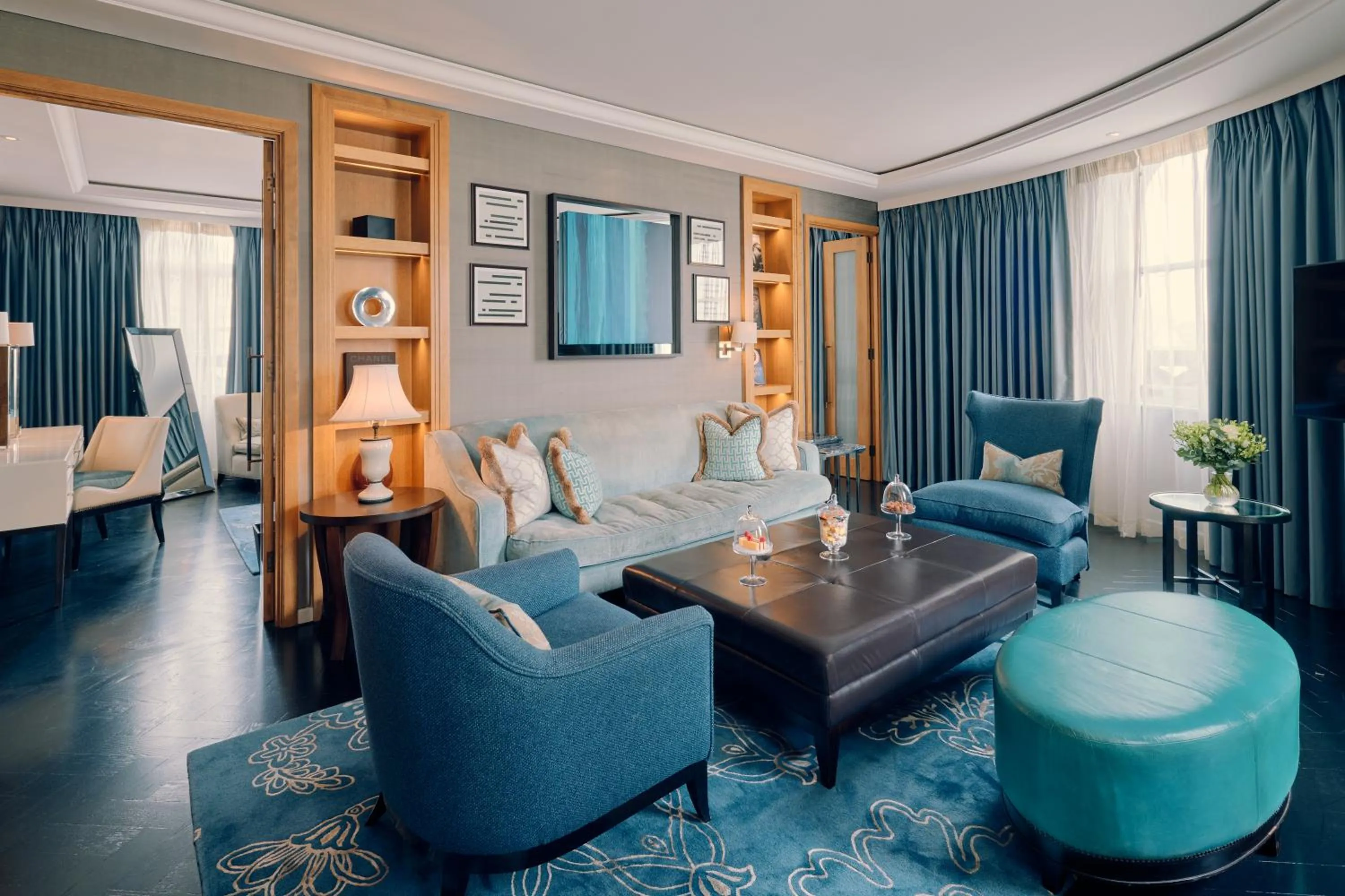 Living room in Corinthia London