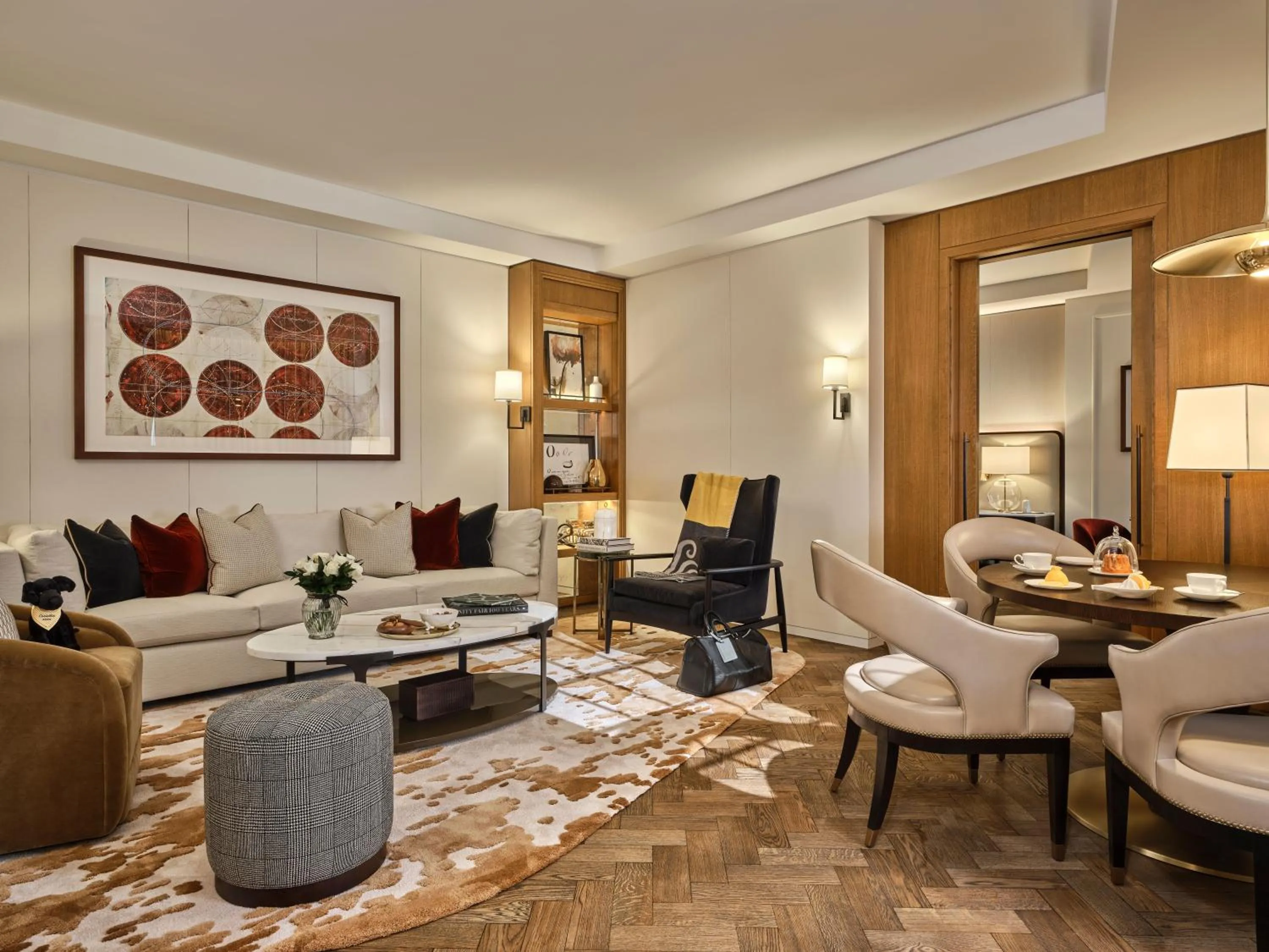 Living room in Corinthia London
