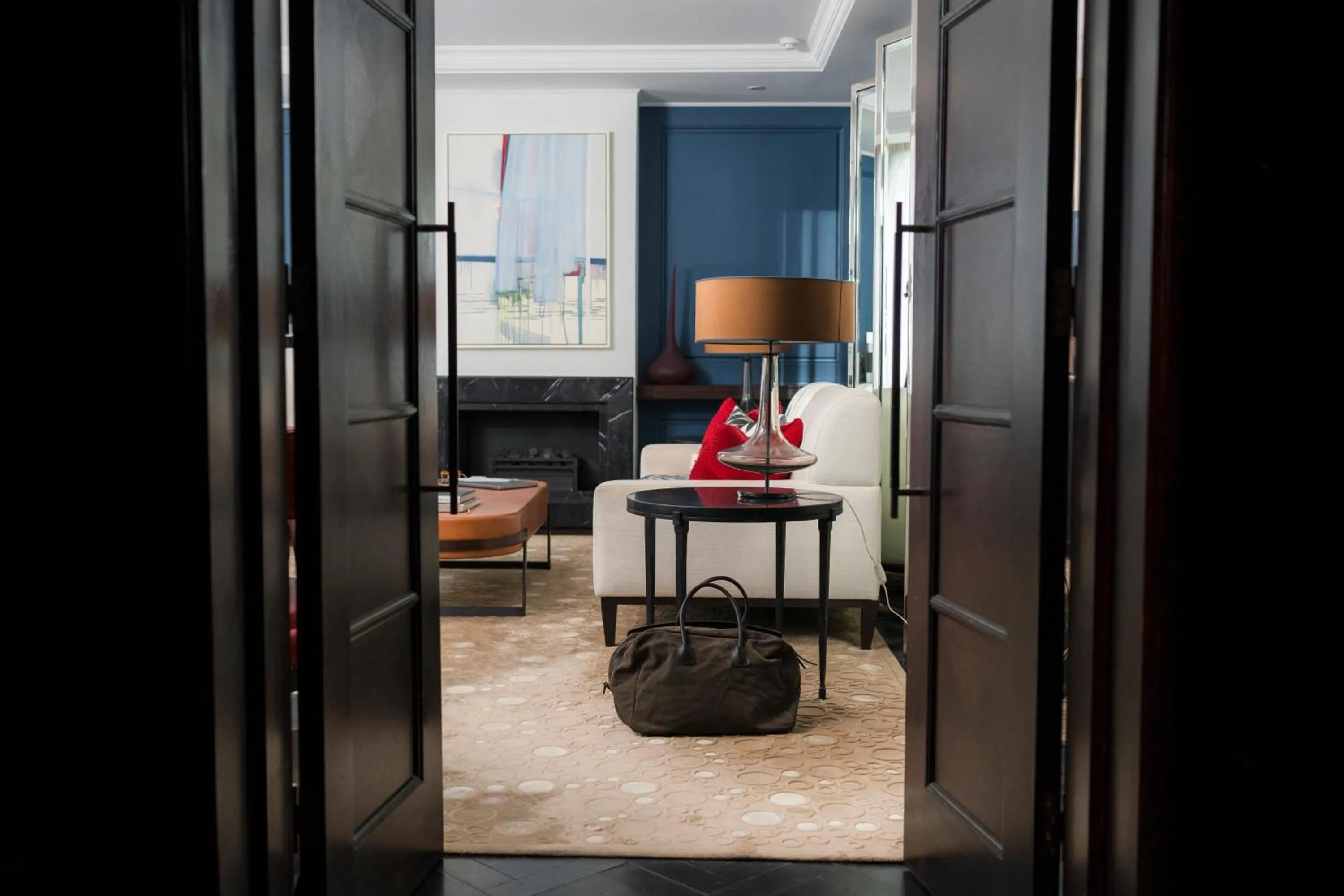 Living room in Corinthia London