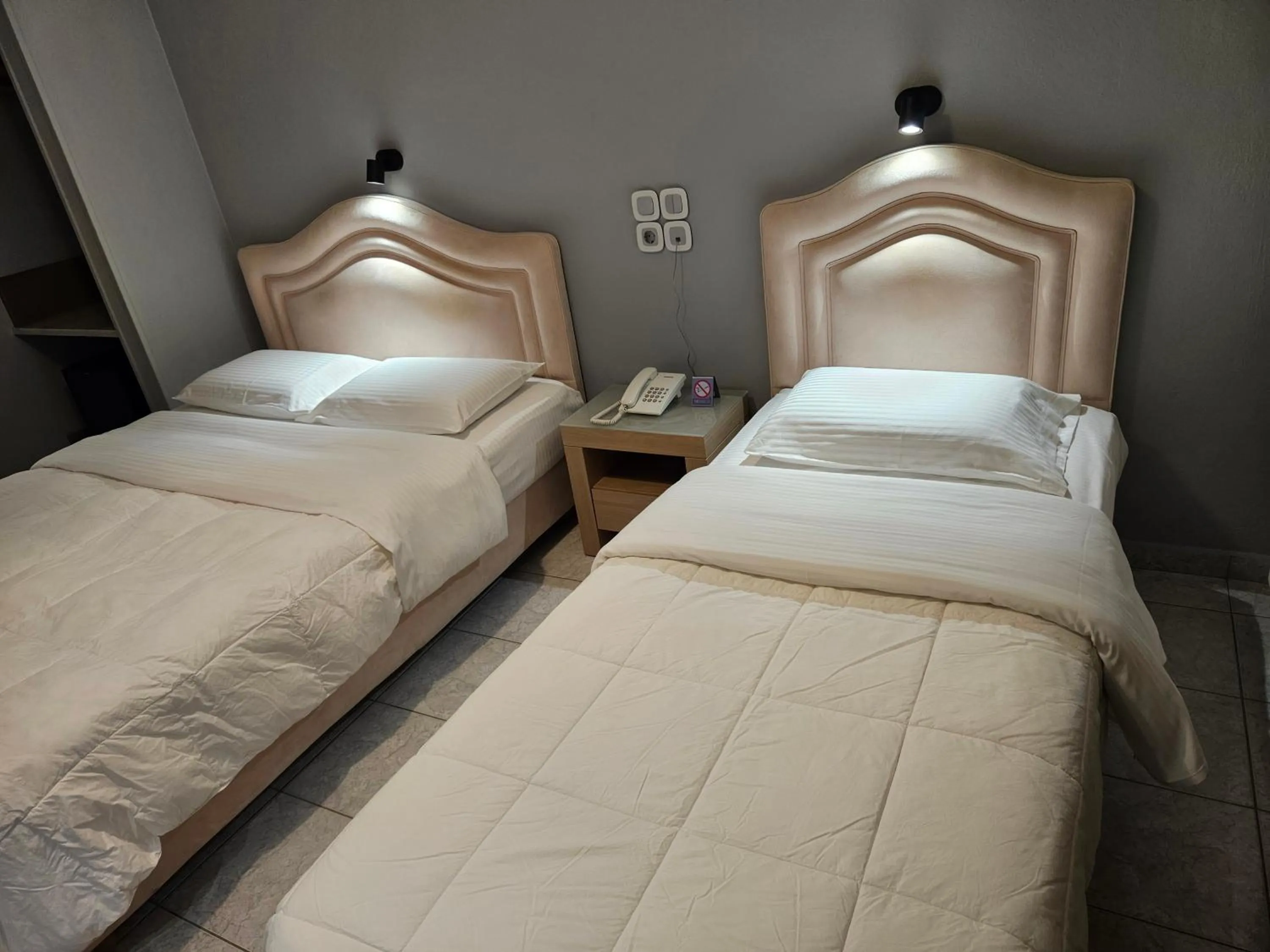 Bed in Hotel Anastasia