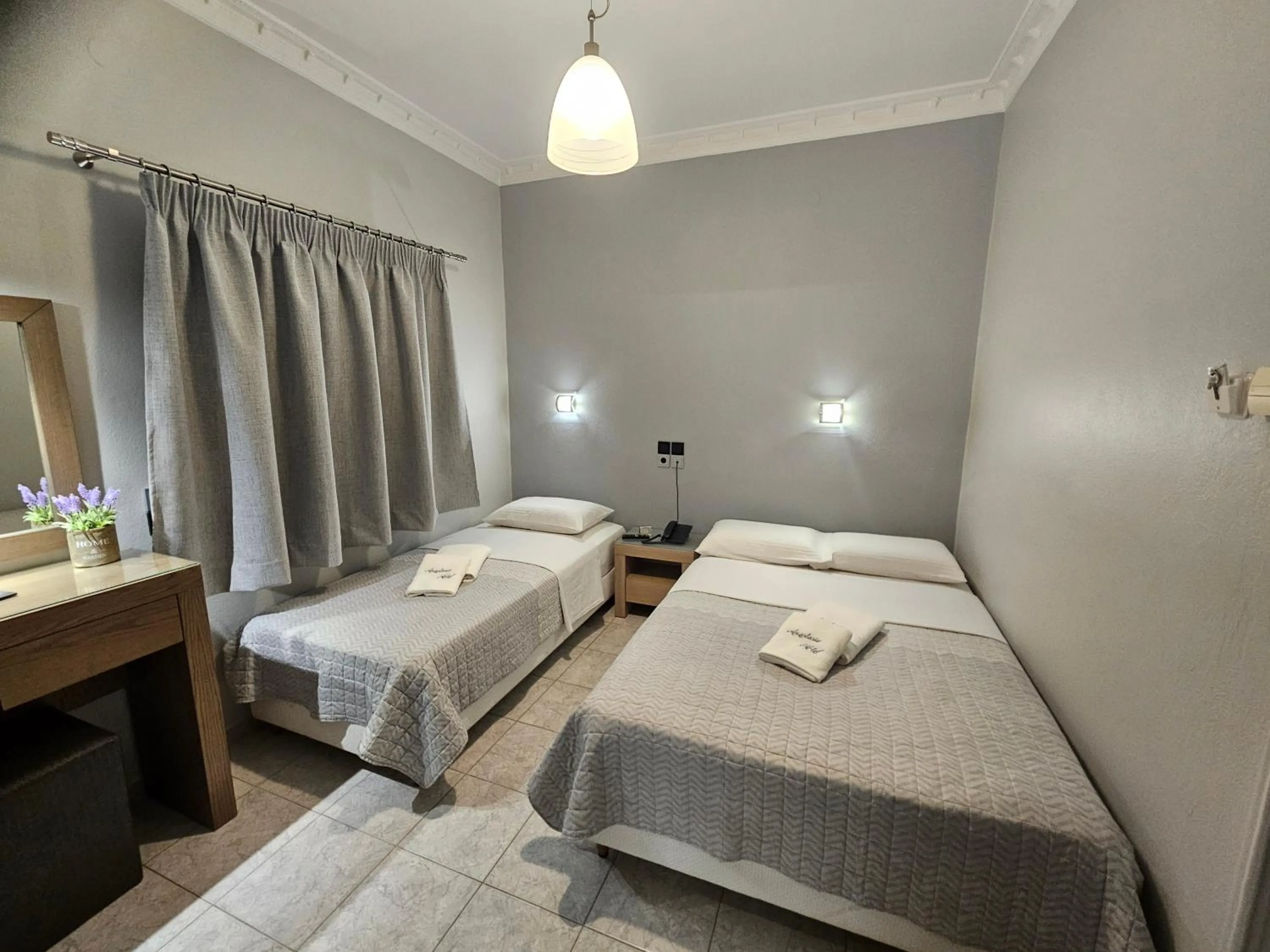 Bed in Hotel Anastasia