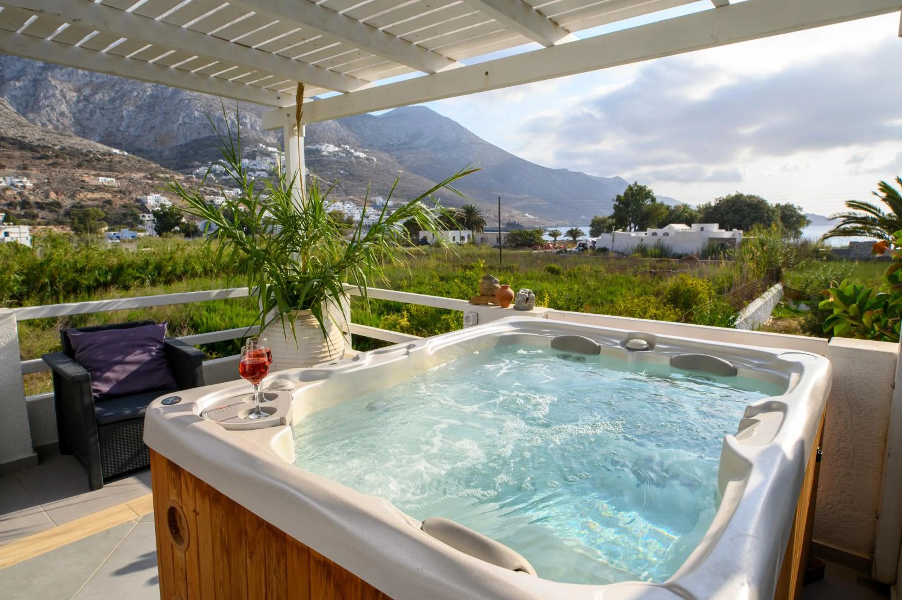 Steam room in Lakki Village