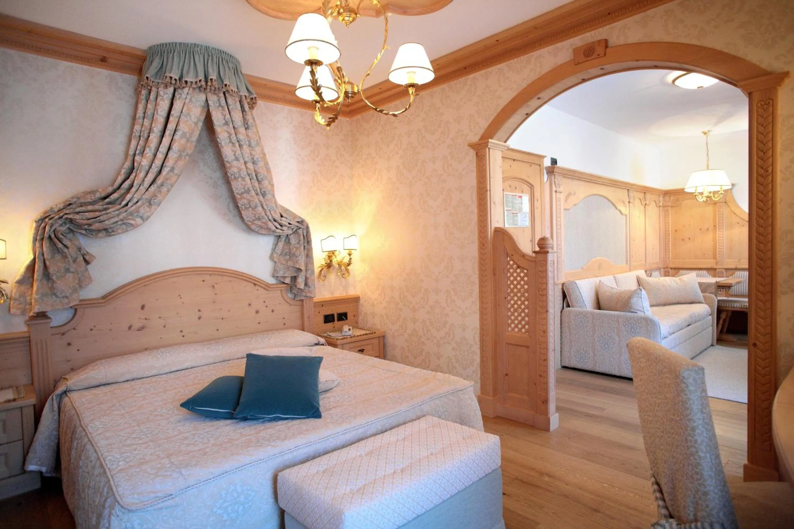 Bed in Hotel Colbricon Beauty & Relax