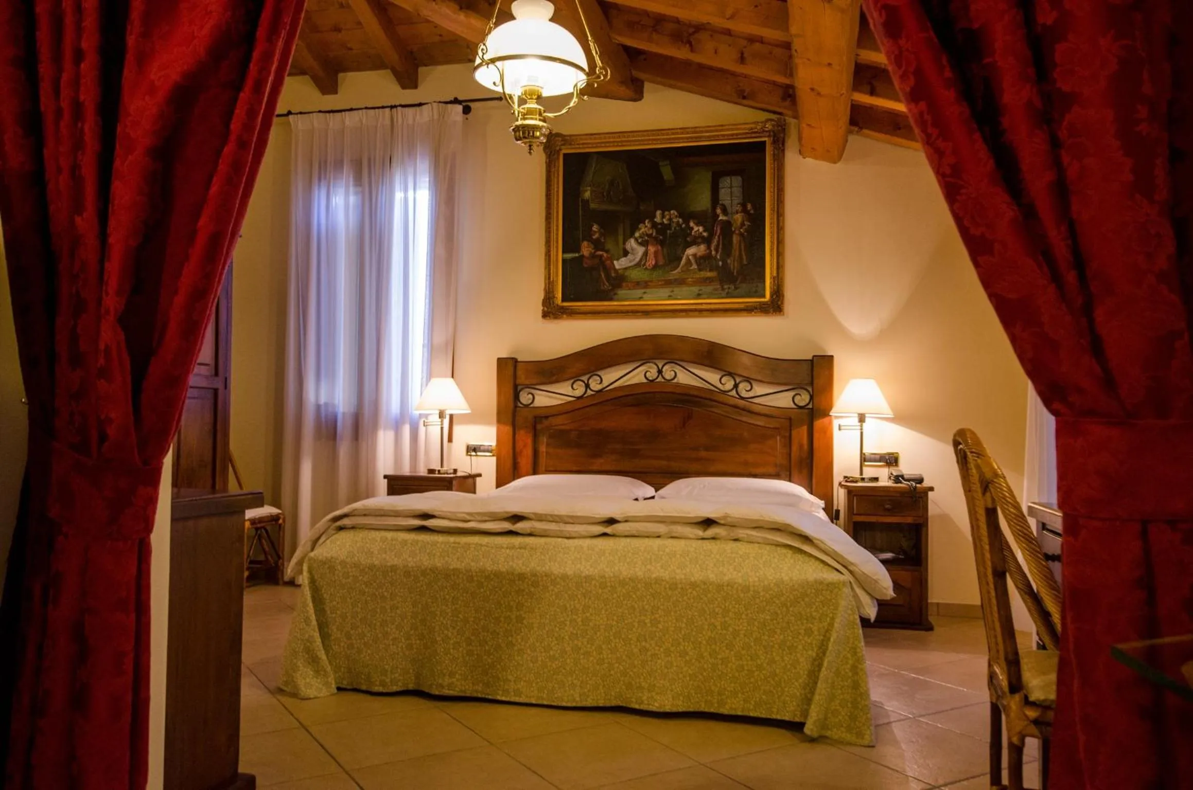 Bedroom, Bed in Hotel Corte Vecchia