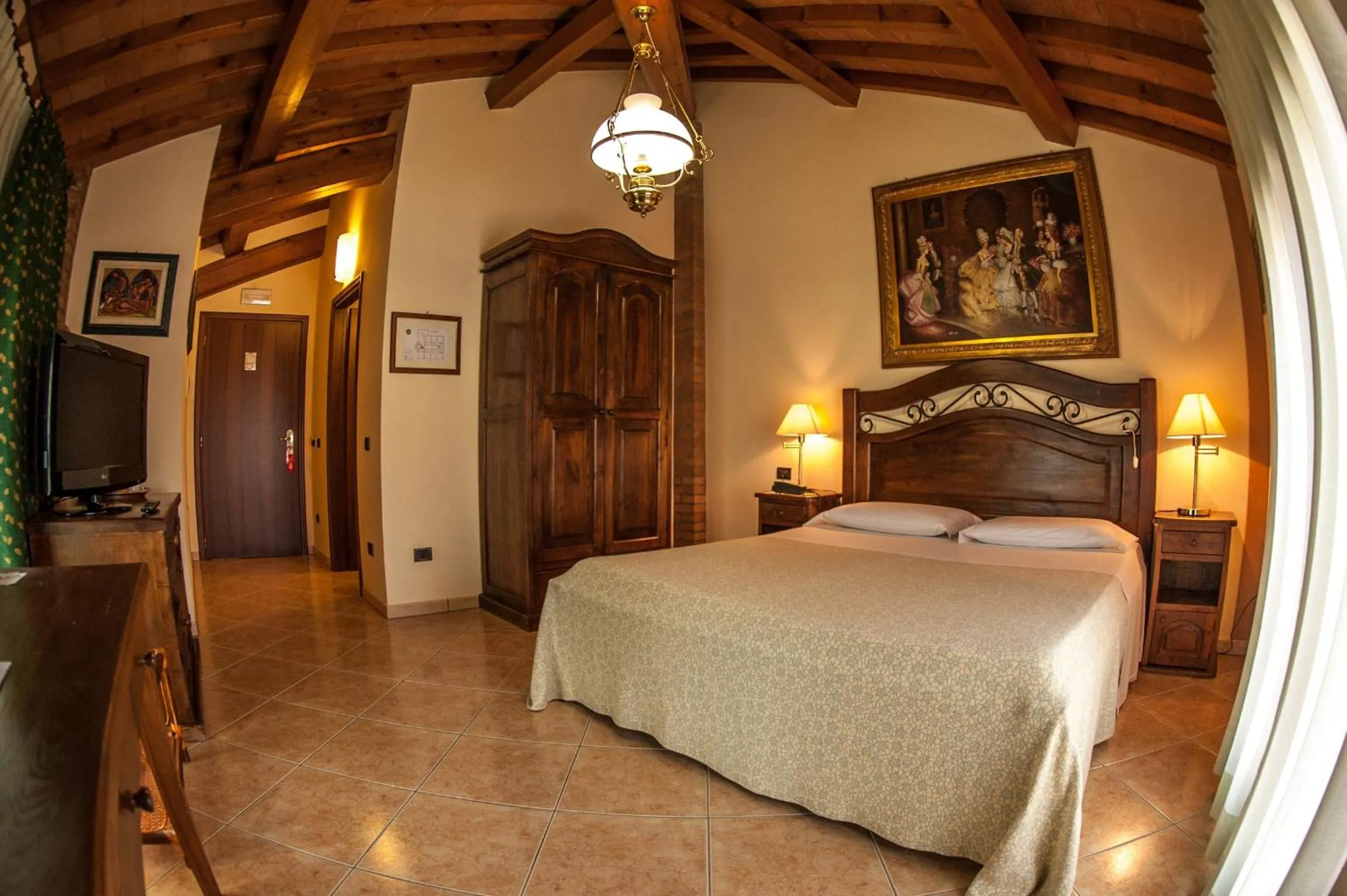 Bedroom, Bed in Hotel Corte Vecchia