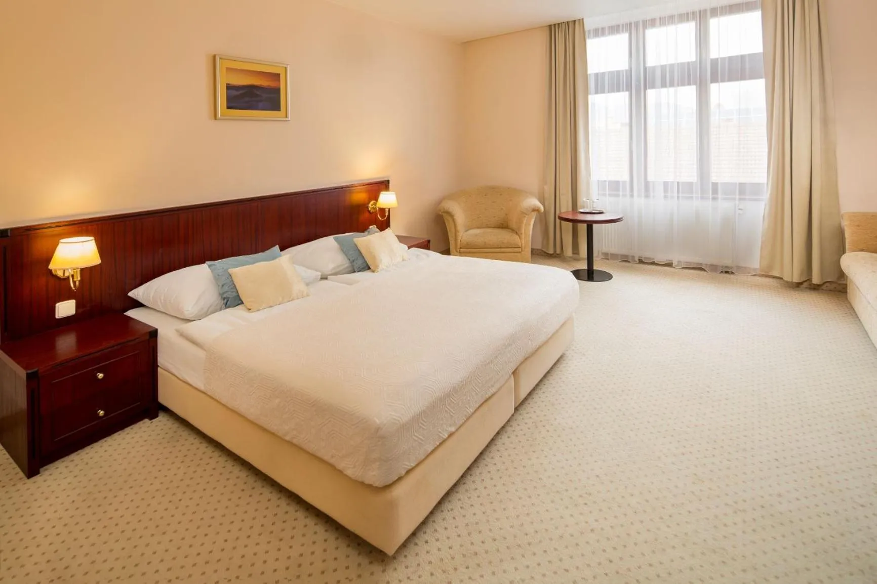 Photo of the whole room, Bed in Hotel Kultúra