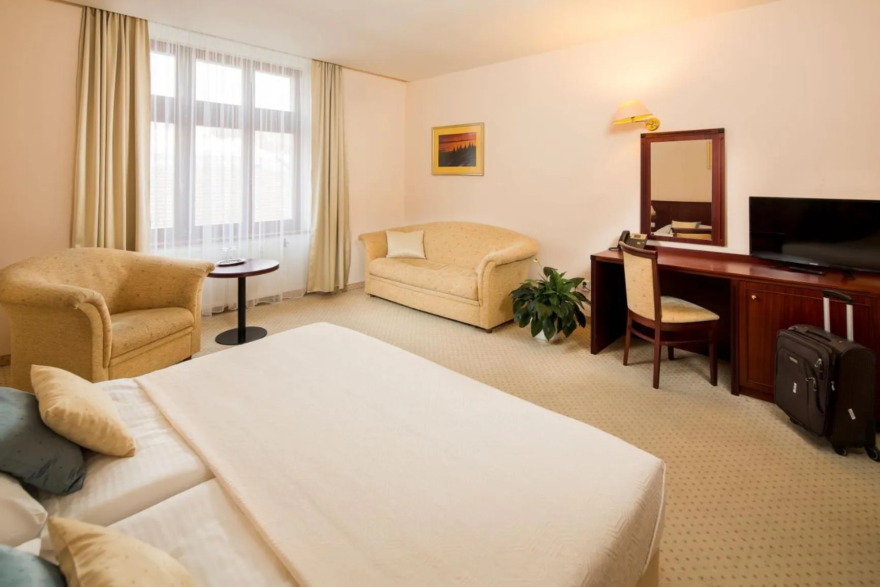 Photo of the whole room, Bed in Hotel Kultúra