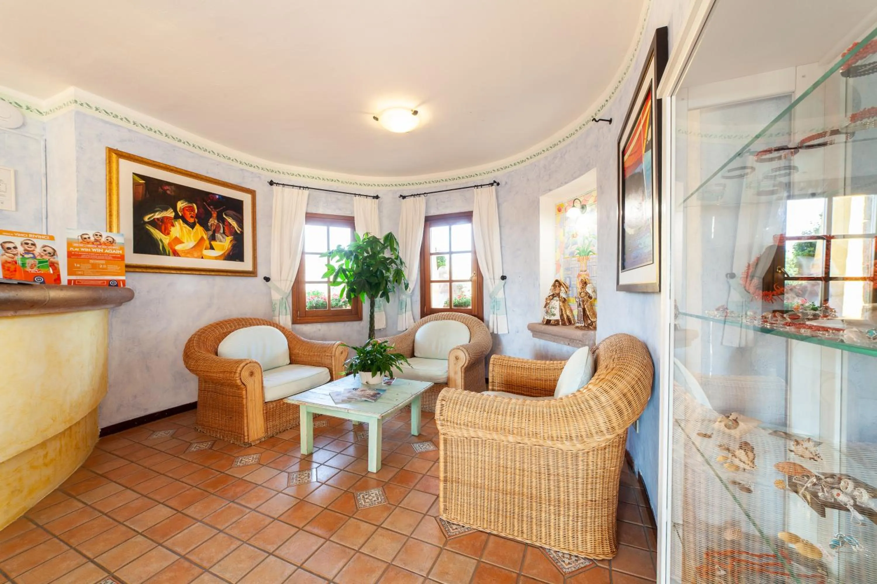 Lobby or reception in TH San Teodoro - Liscia Eldi Village