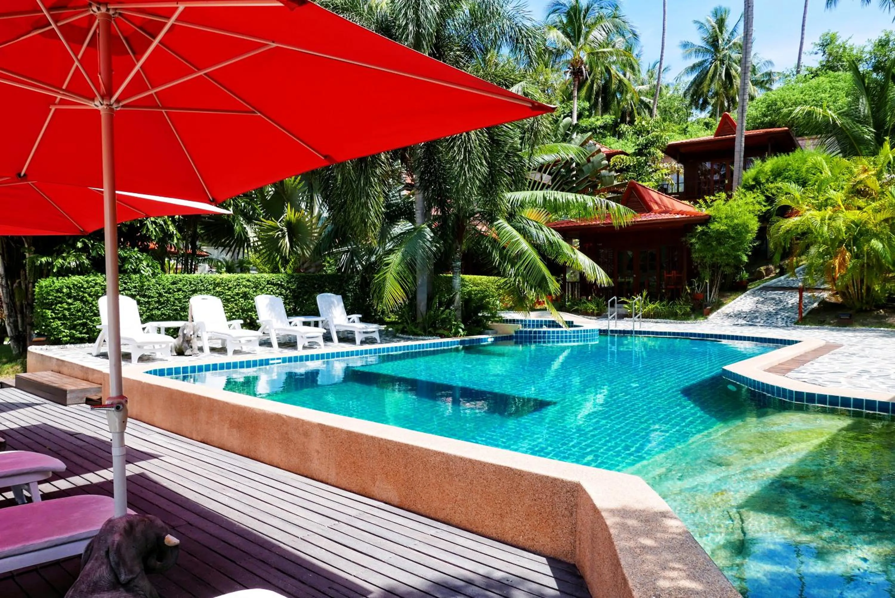 Swimming pool in Cyana Resort