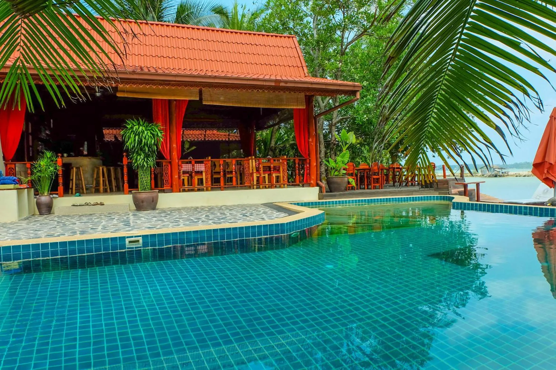 Swimming pool in Cyana Resort