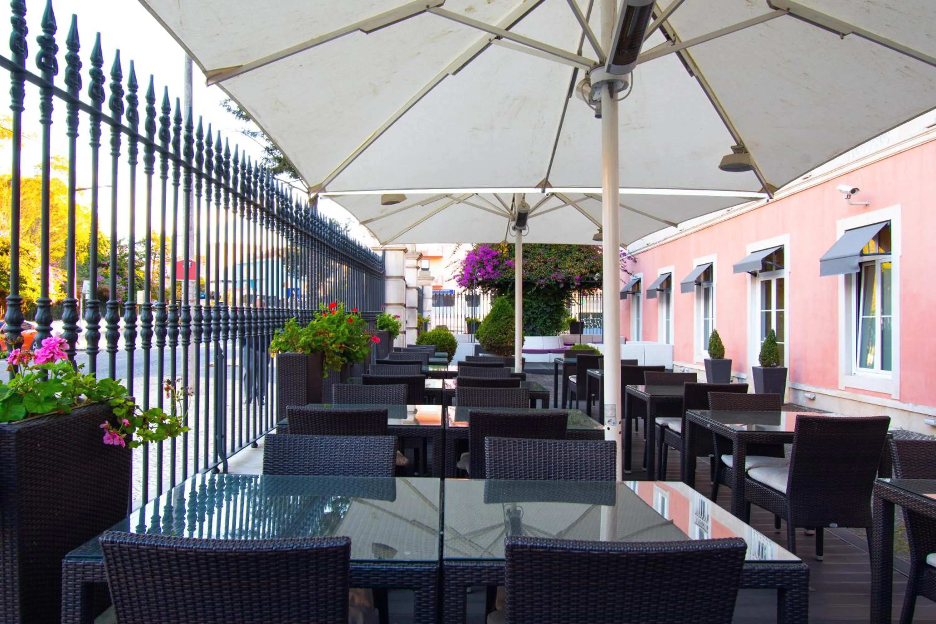 Patio in SANA Silver Coast Hotel