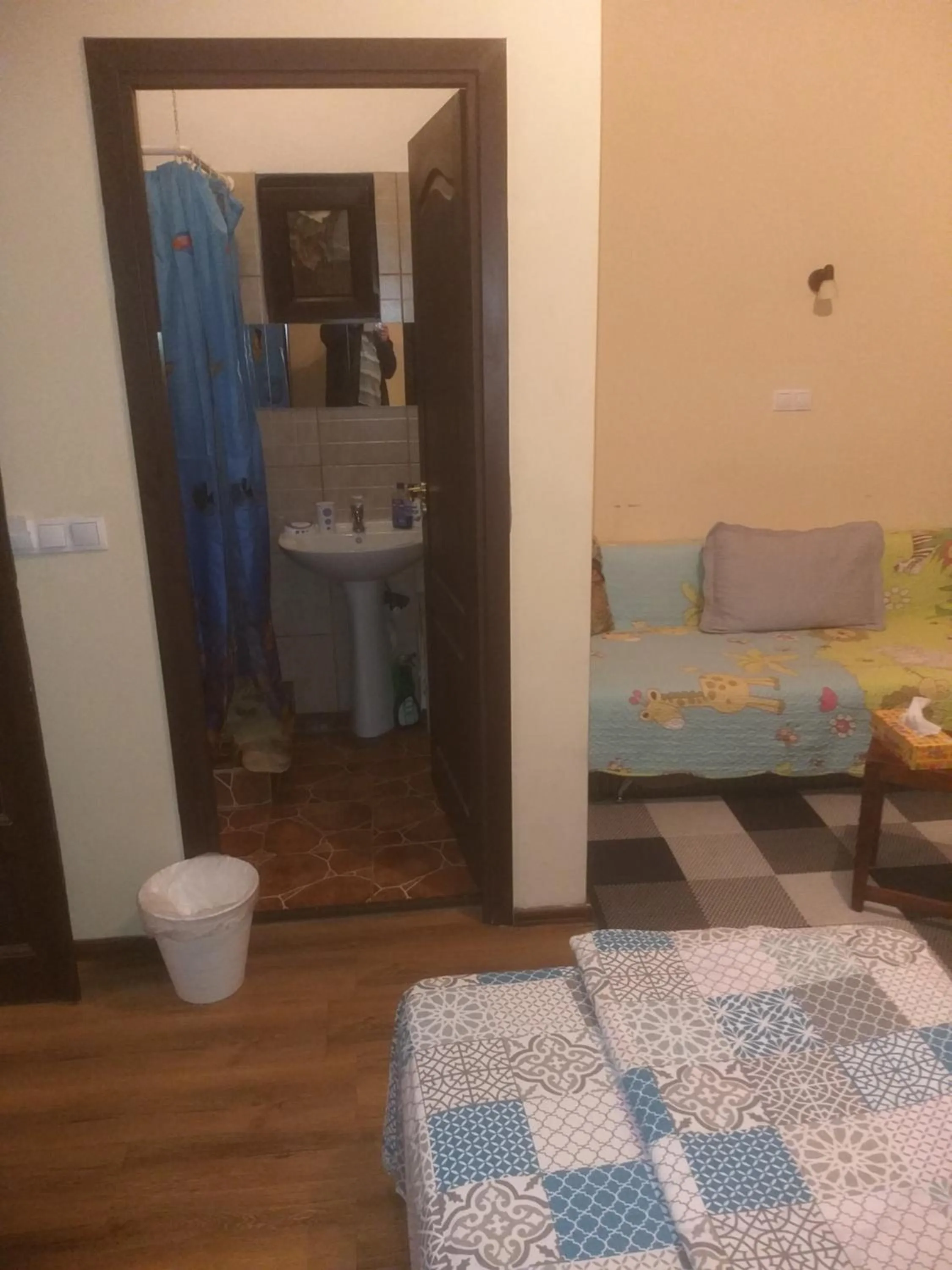 Bathroom, Bed in Motor House Unirii