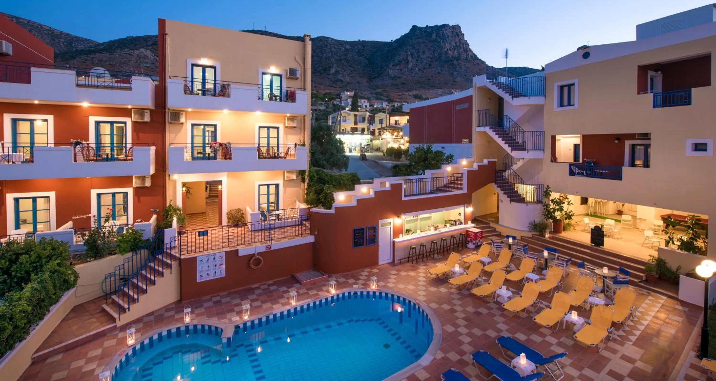 Mountain view in Astra Village & Suites