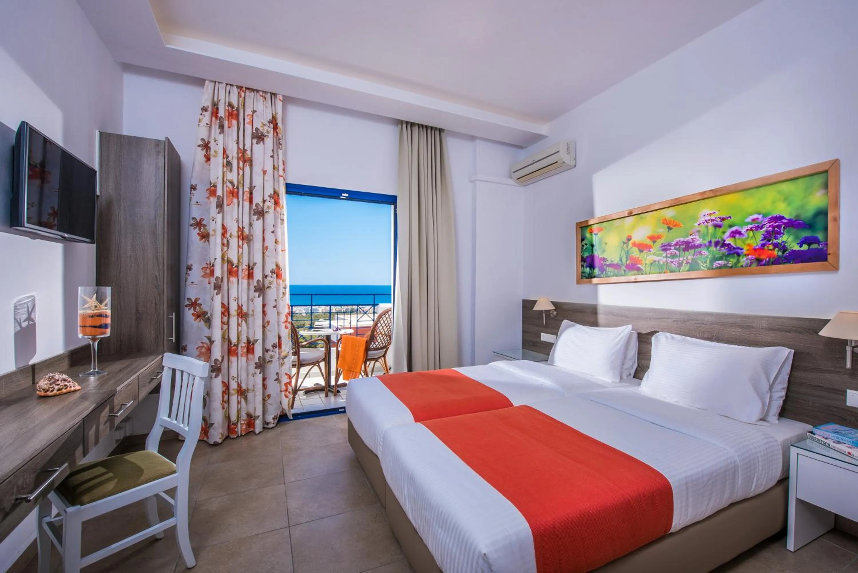 Bedroom in Astra Village & Suites