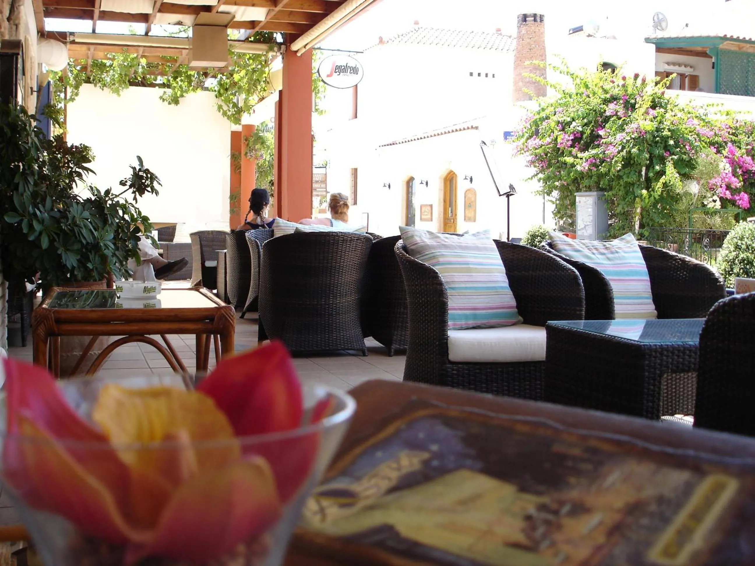 Patio in Astra Village & Suites