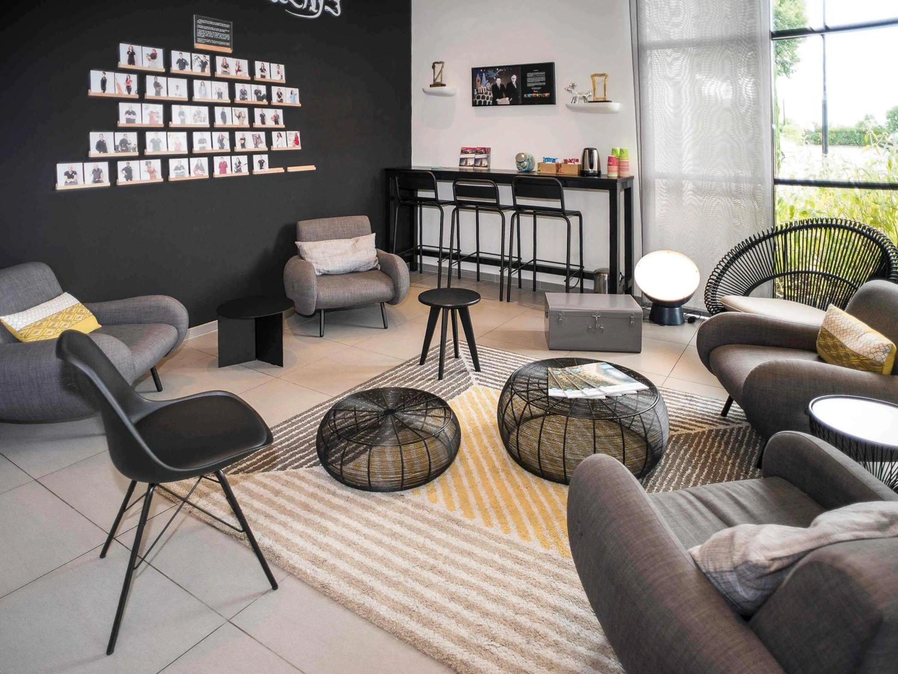 Lounge or bar in ibis Styles Toulouse Cite Espace