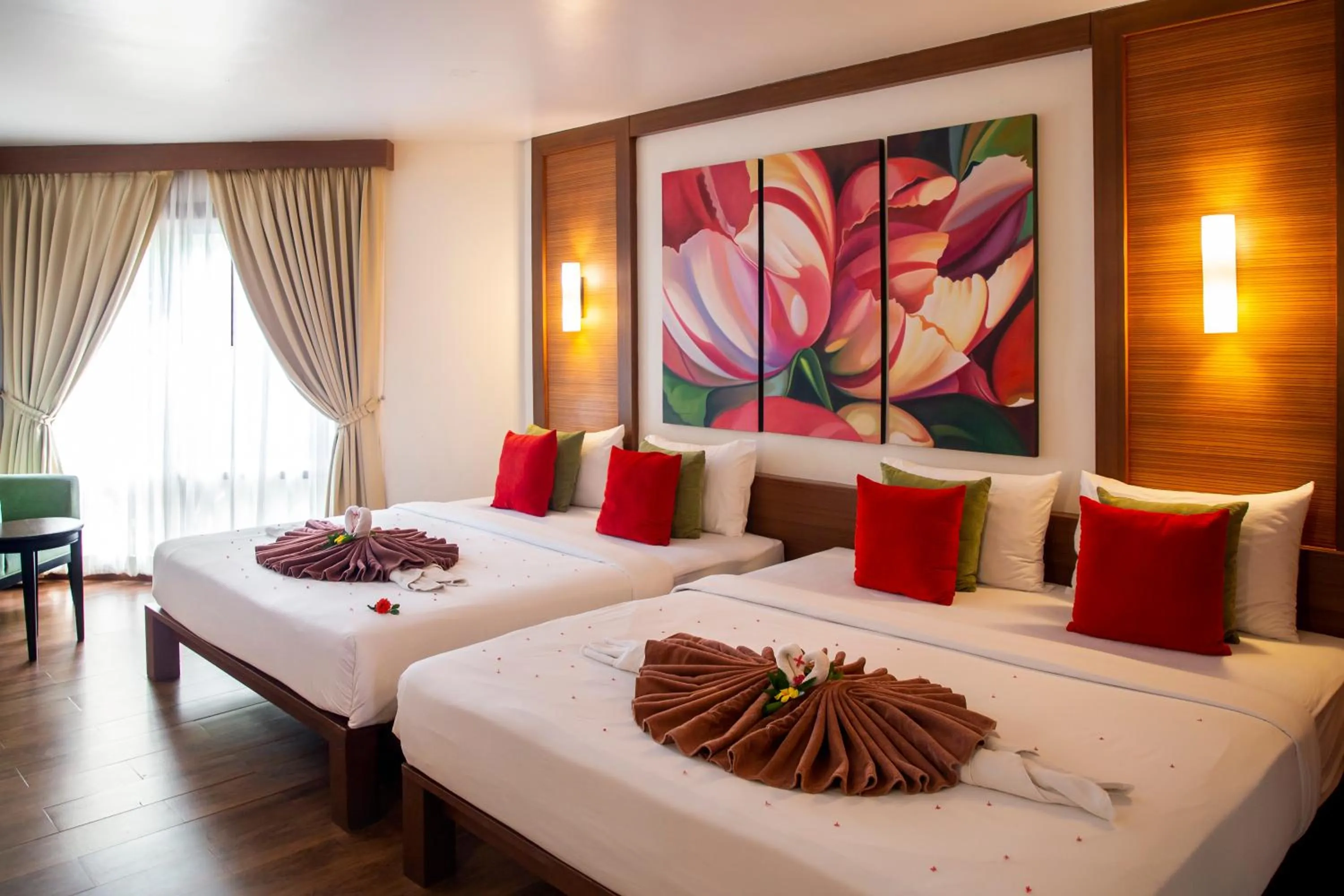 Bed in Samed Pavilion Resort