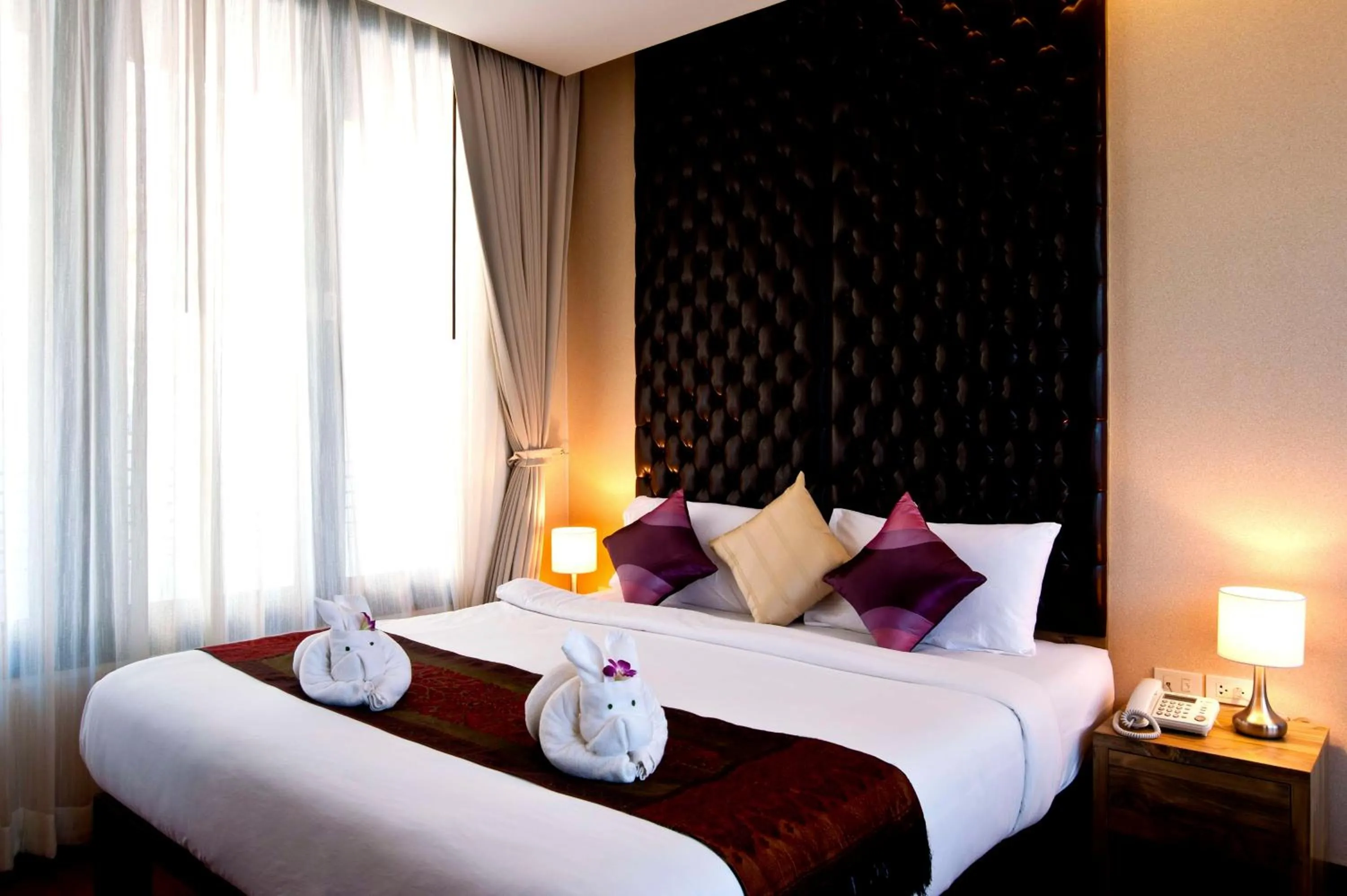 Bed in Samed Pavilion Resort