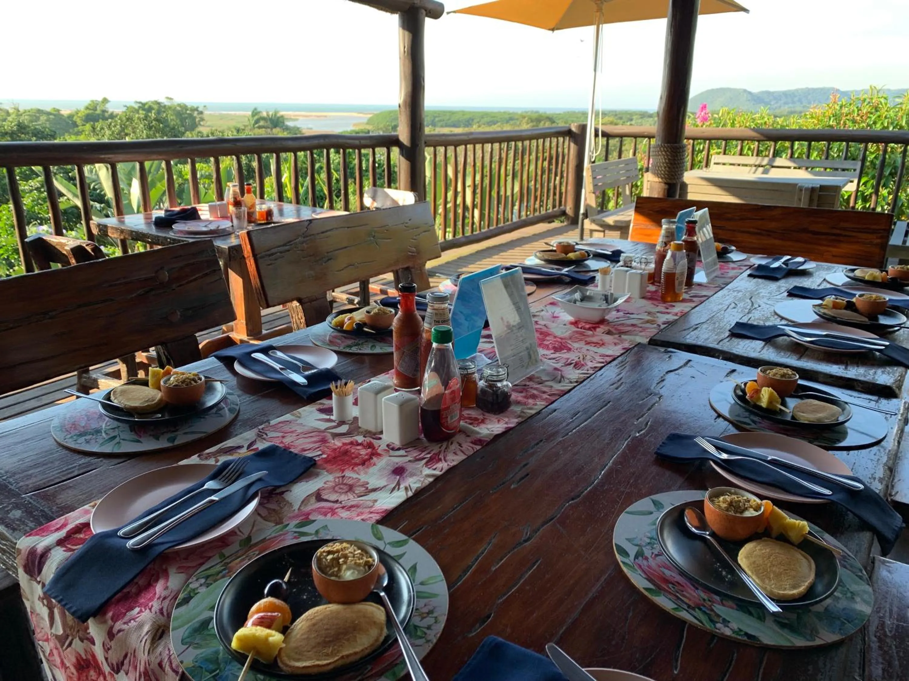 Balcony/Terrace in Ndiza Lodge and Cabanas