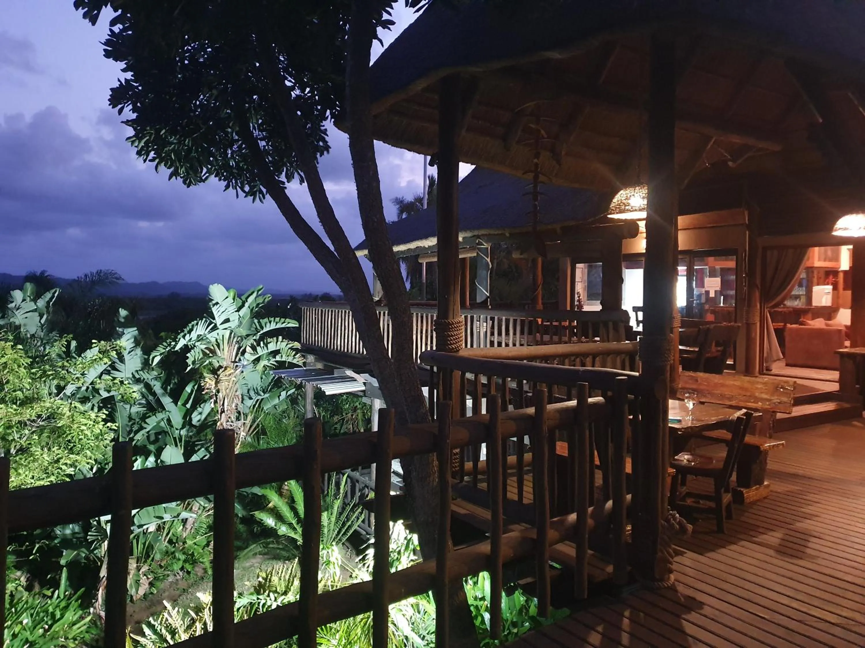 Balcony/Terrace in Ndiza Lodge and Cabanas