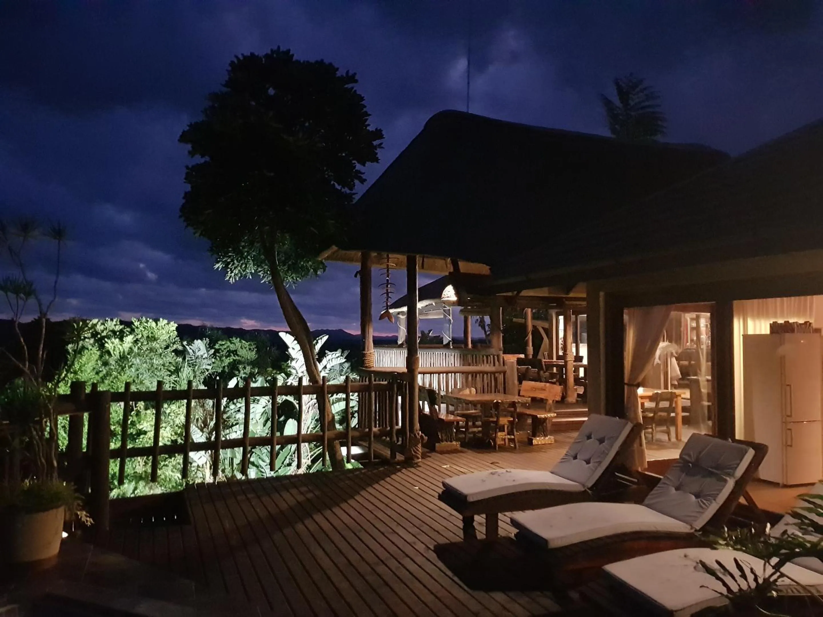 Balcony/Terrace in Ndiza Lodge and Cabanas