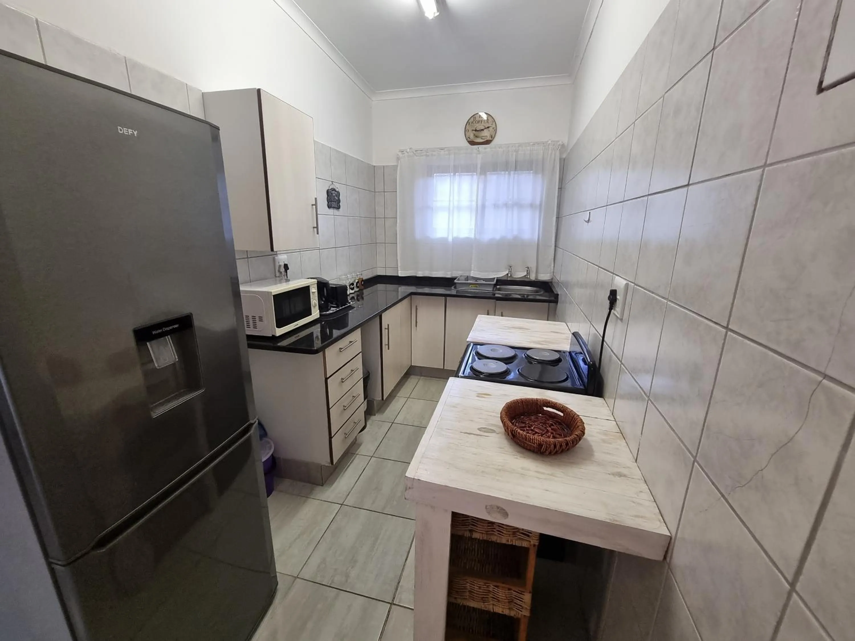 kitchen in Ndiza Lodge and Cabanas