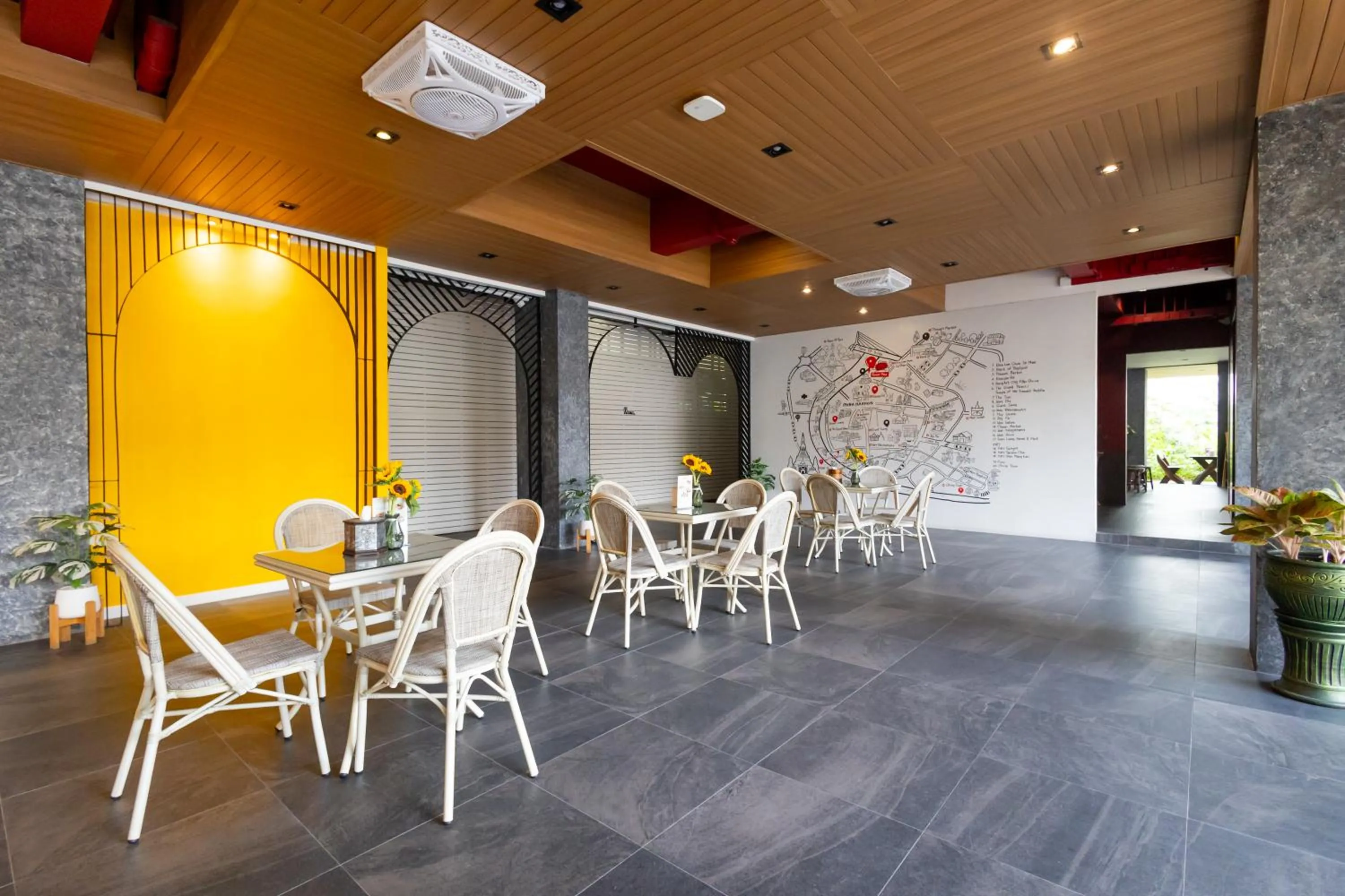 Seating area in Penpark Place