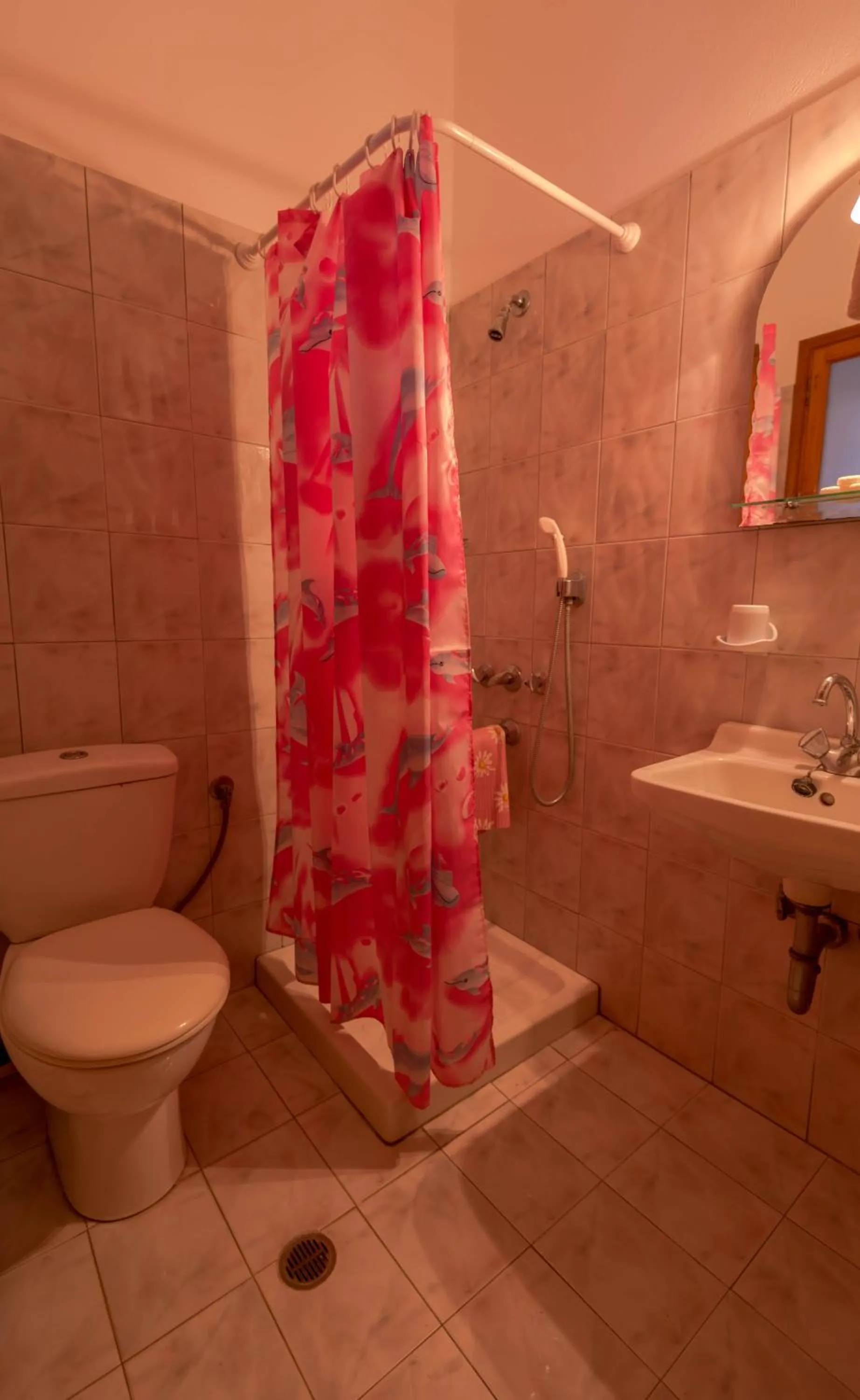 Bathroom in Balaskas Hotel