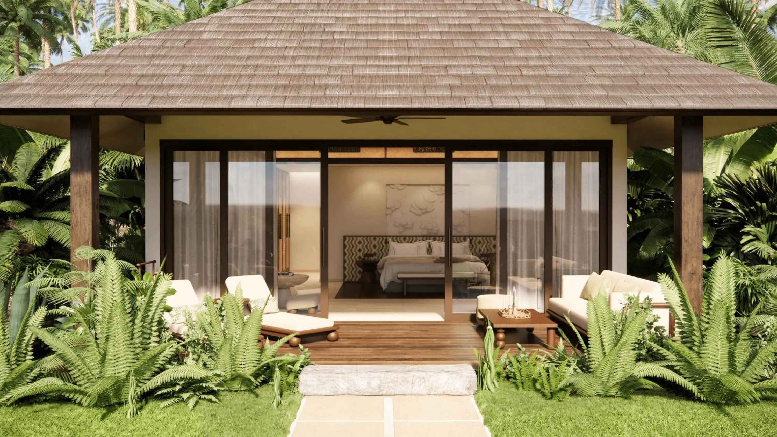 Villa with Garden View in Nikki Beach Resort & Spa Koh Samui Villa with Garden View in Nikki Beach Resort & Spa Koh Samui