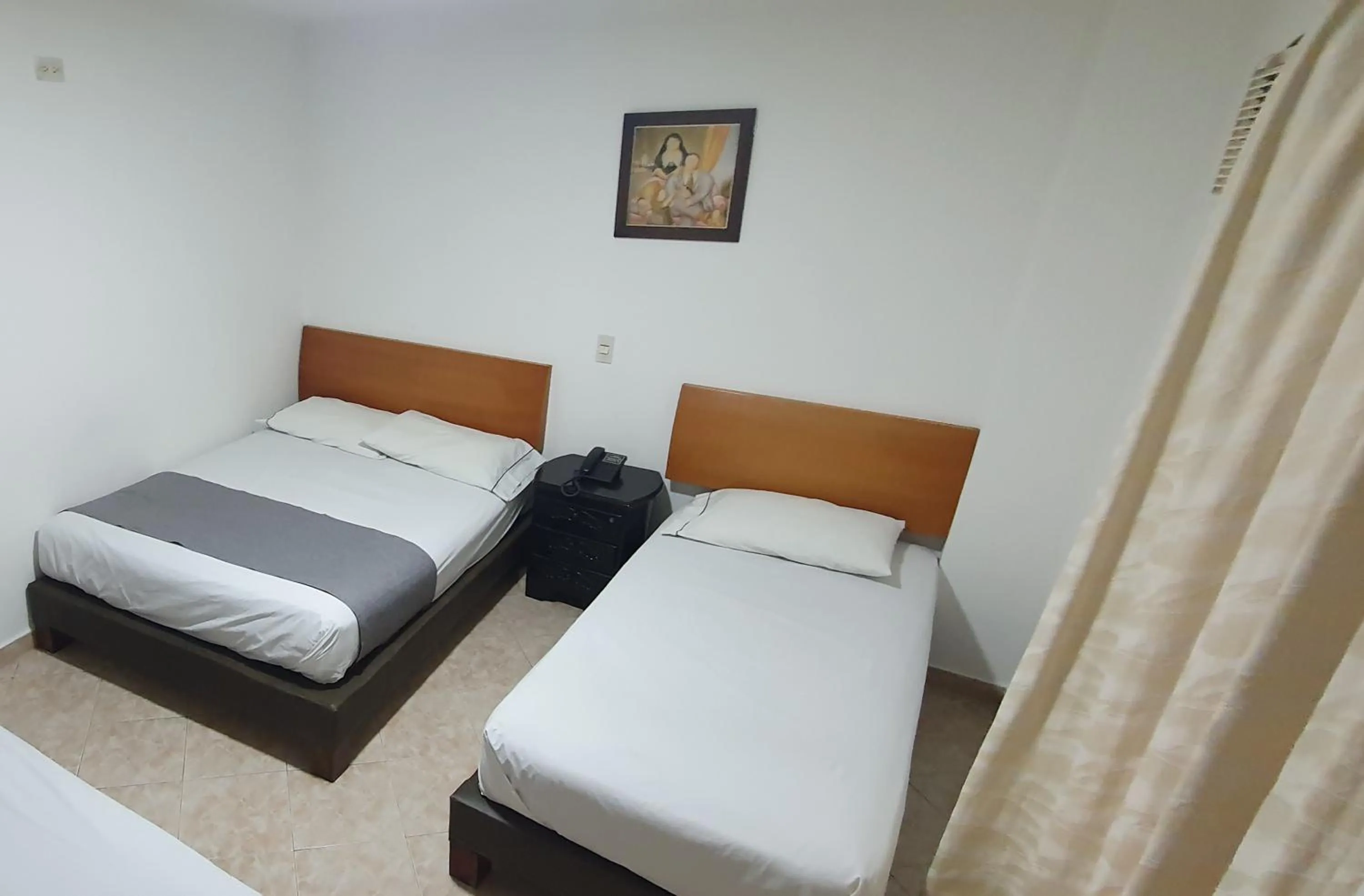 Bed in Hotel Gran Imperio