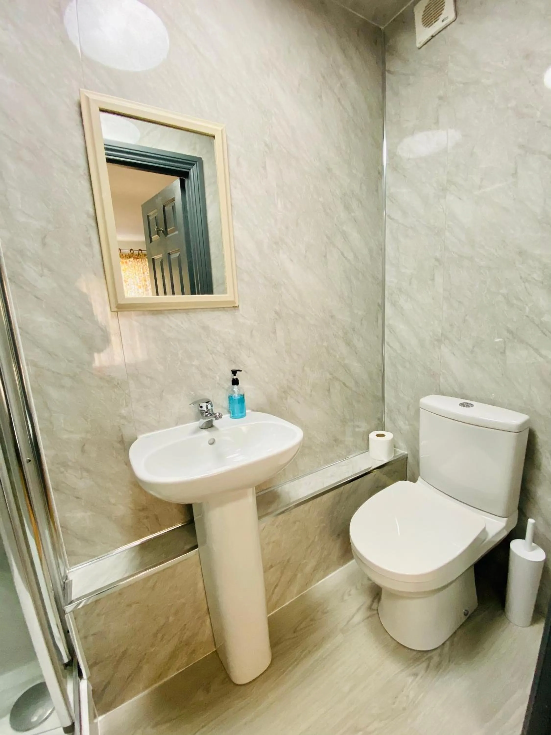 Toilet in Hollybush Guest House