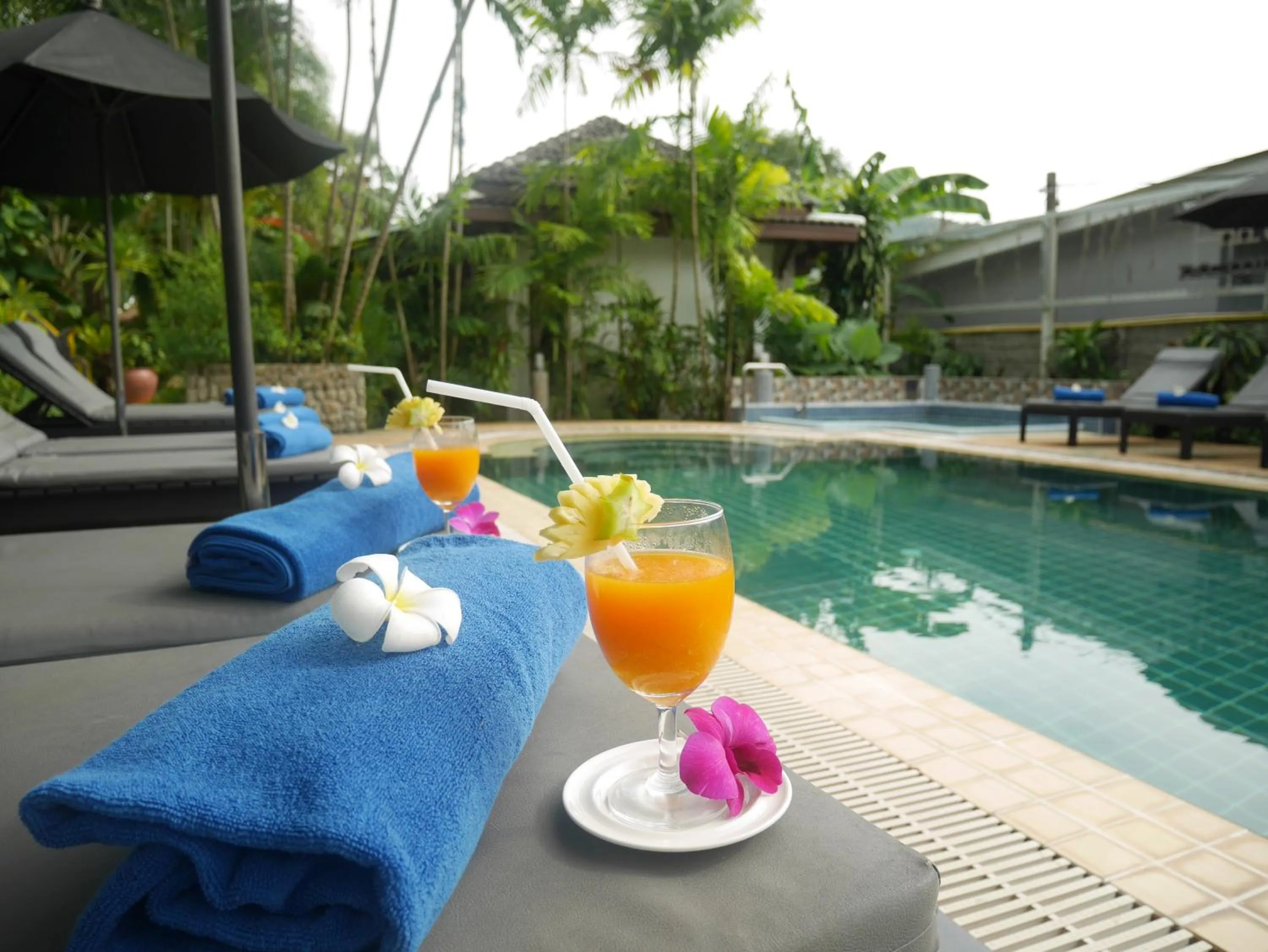 Pool view in Bangtao Beach Chalet Resort