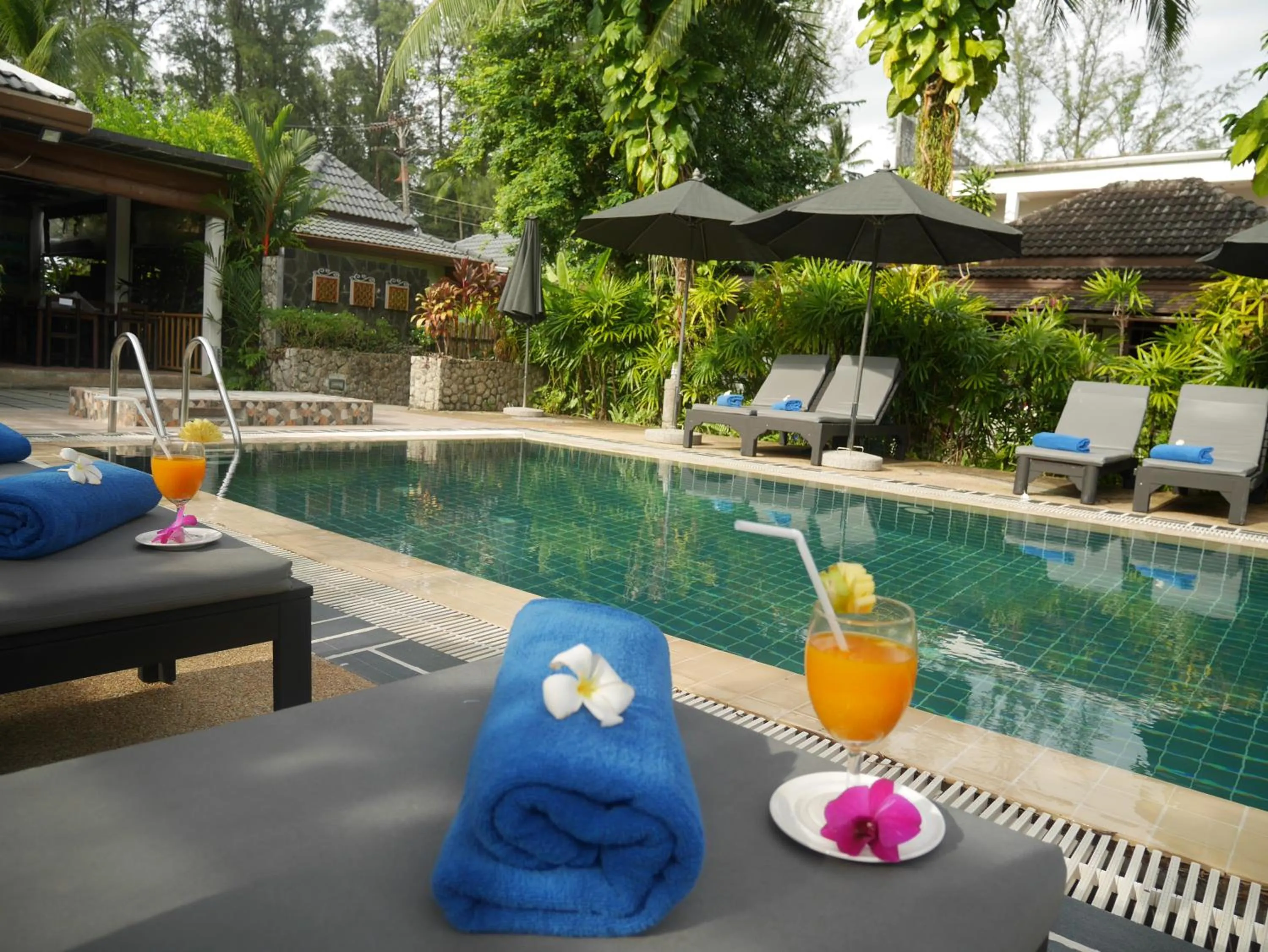 Pool view in Bangtao Beach Chalet Resort